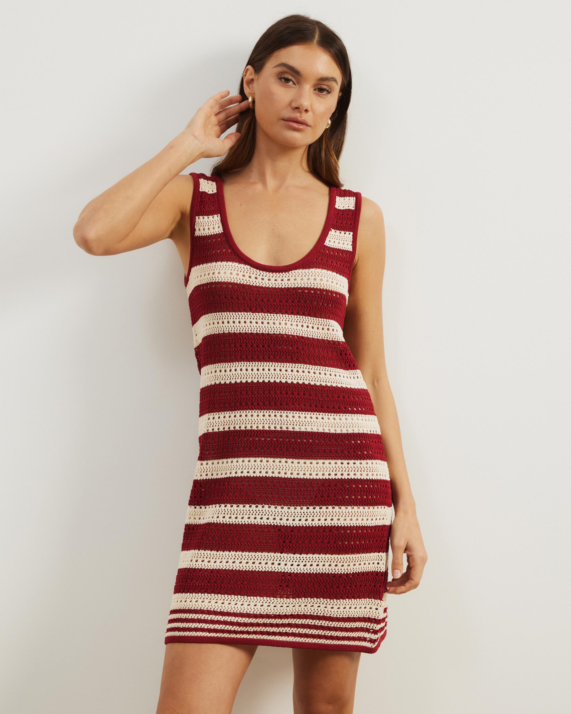 Chloe Knit Shift Mini Dress