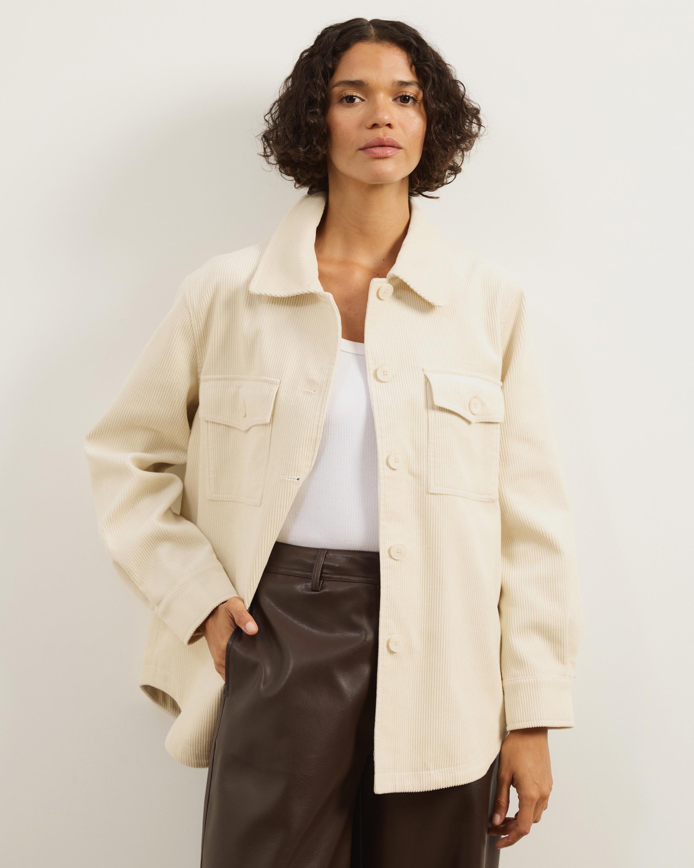 Annabel Corduroy Shacket