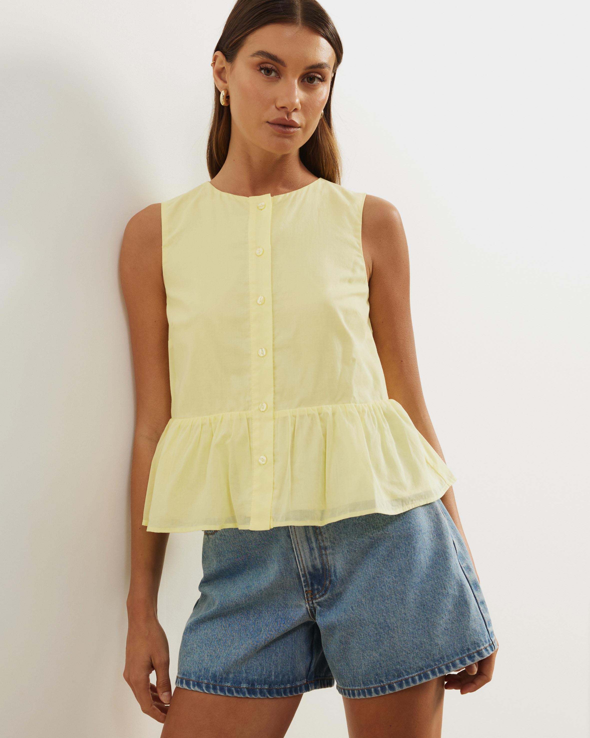 Tilly Peplum Shift Top