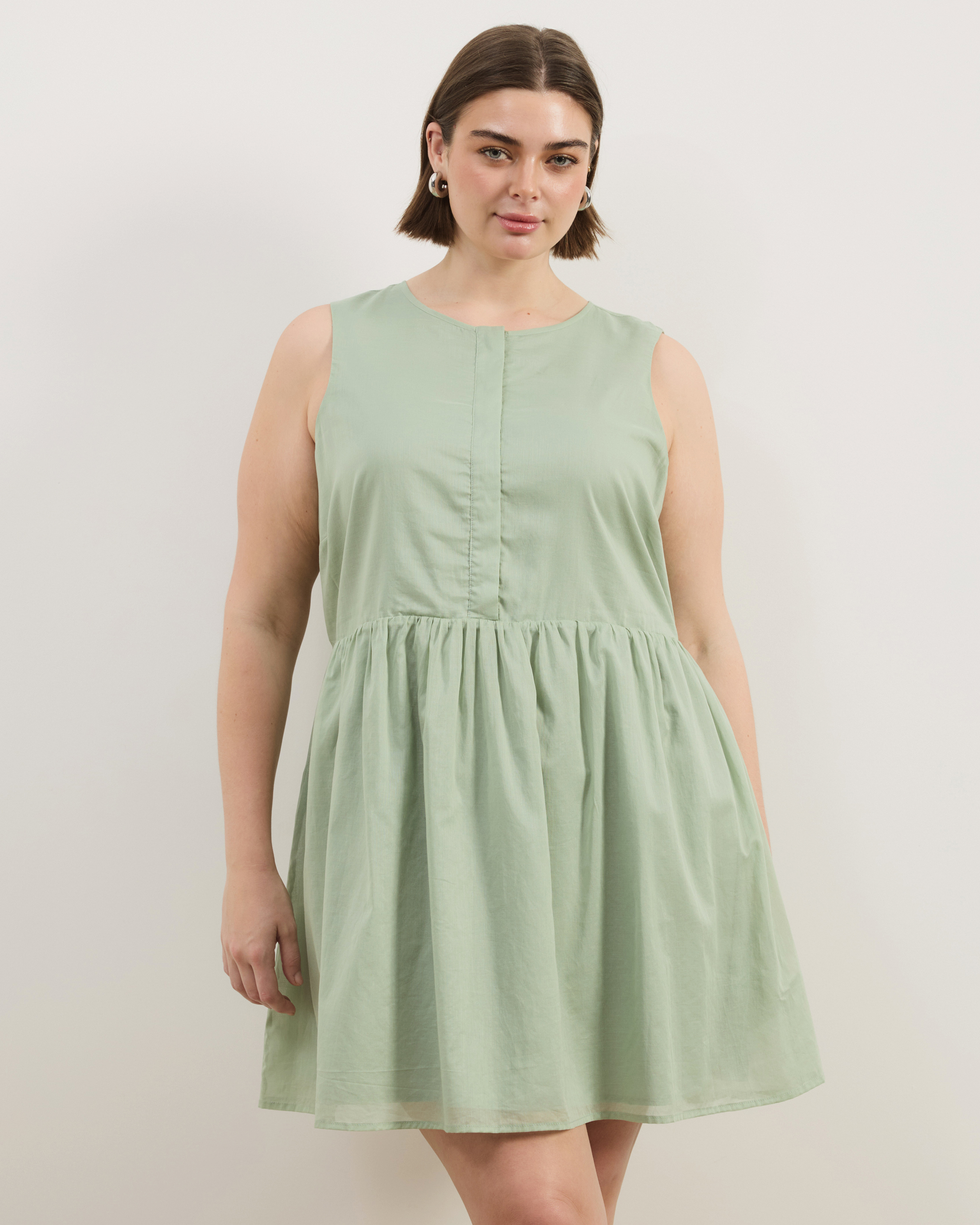 Dalia Cotton Voile Mini Dress