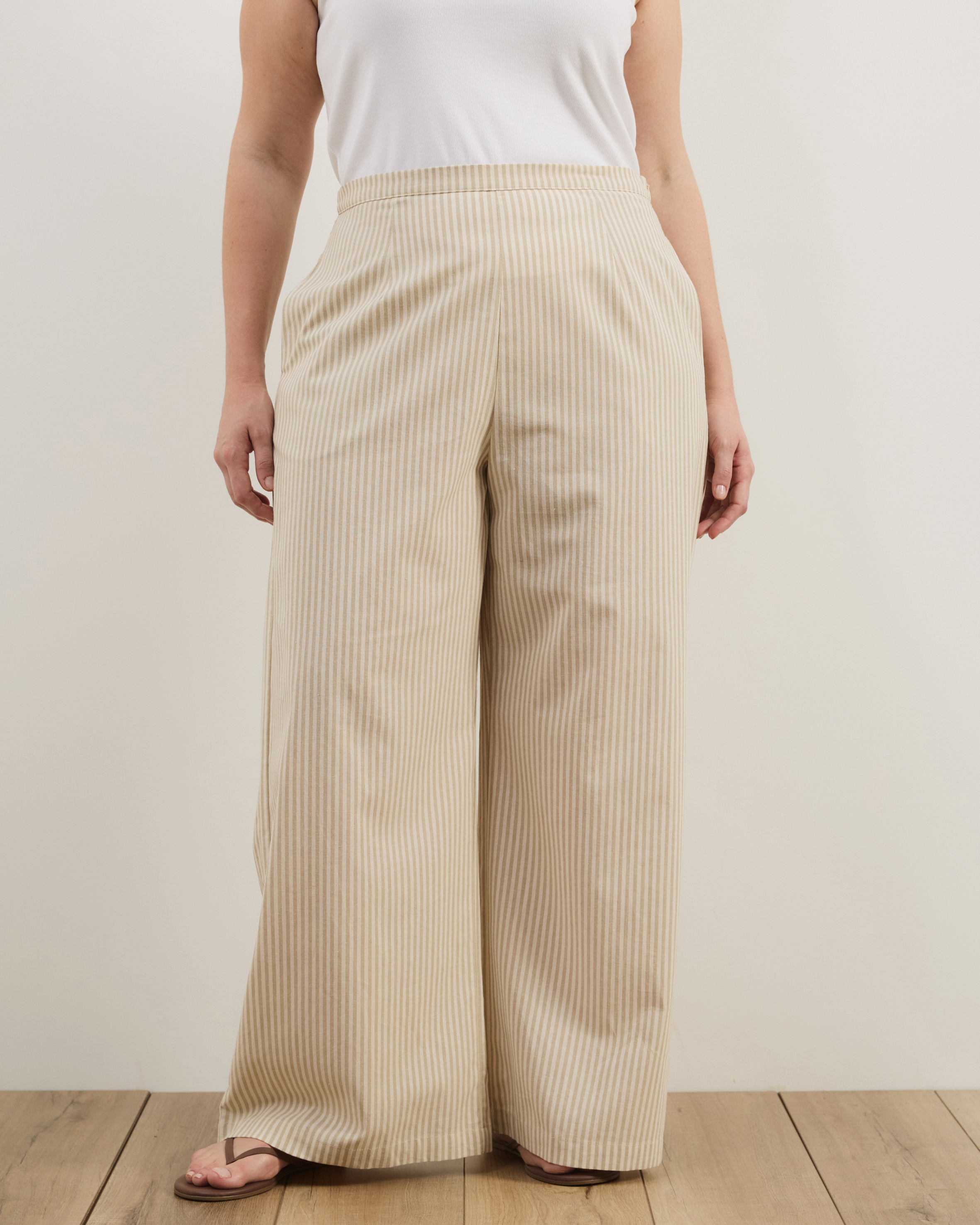Charlie Wide Leg Stripe Pants