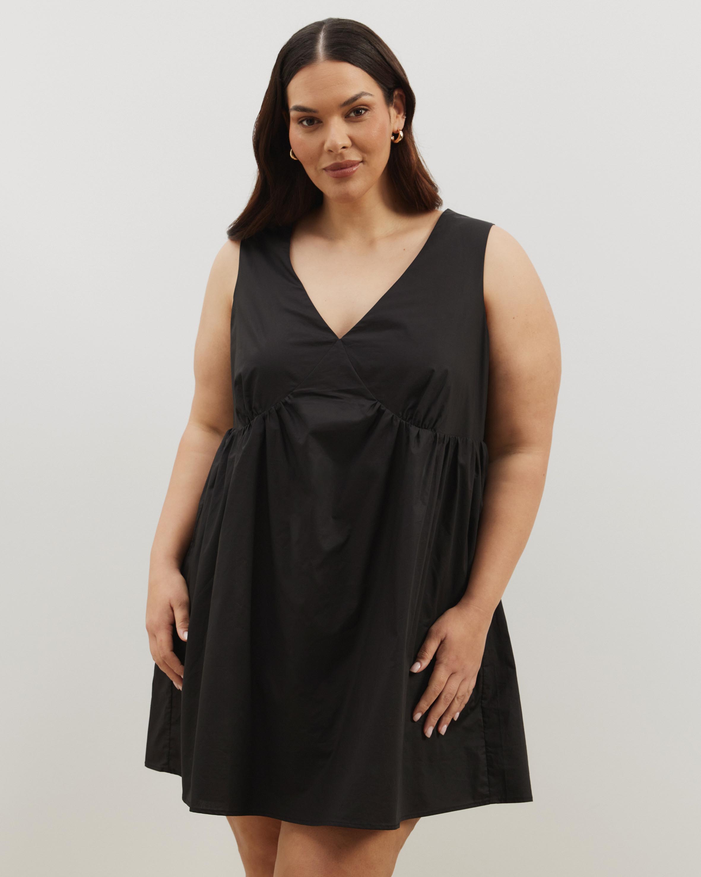 Louisa V-Neck Mini Dress