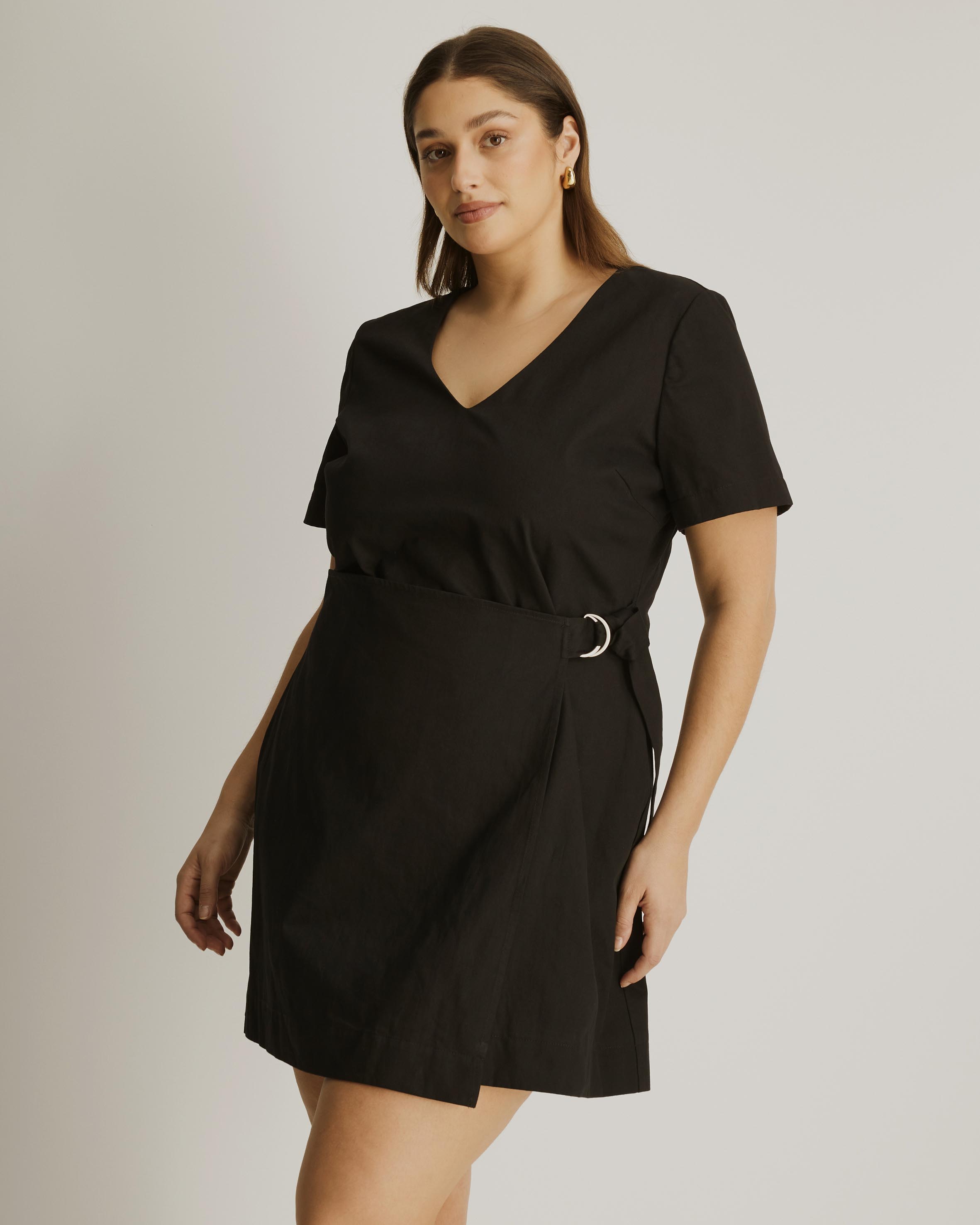 Ellie Cotton Twill Mini Dress