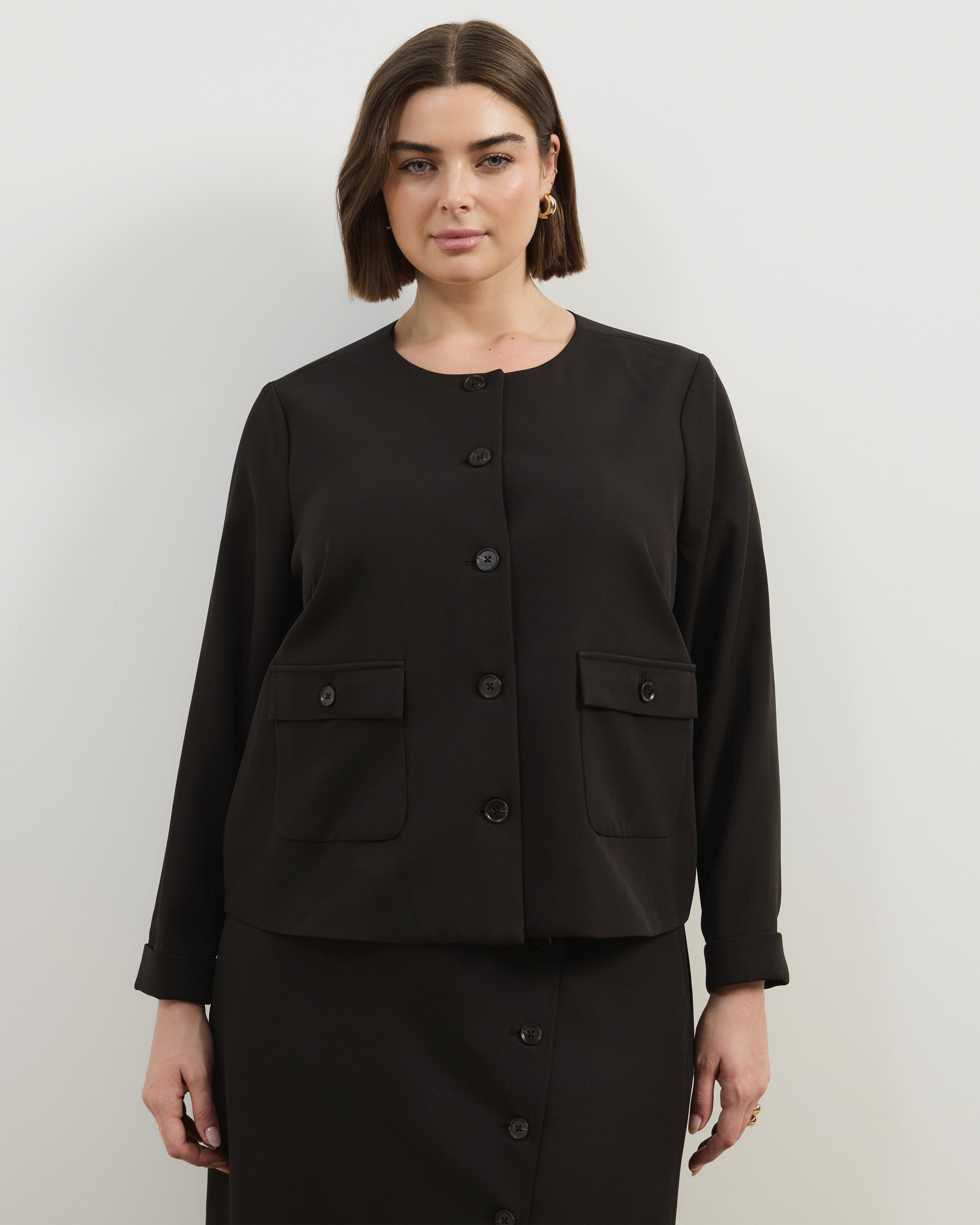 Sorelle Cropped Tailored Jacket