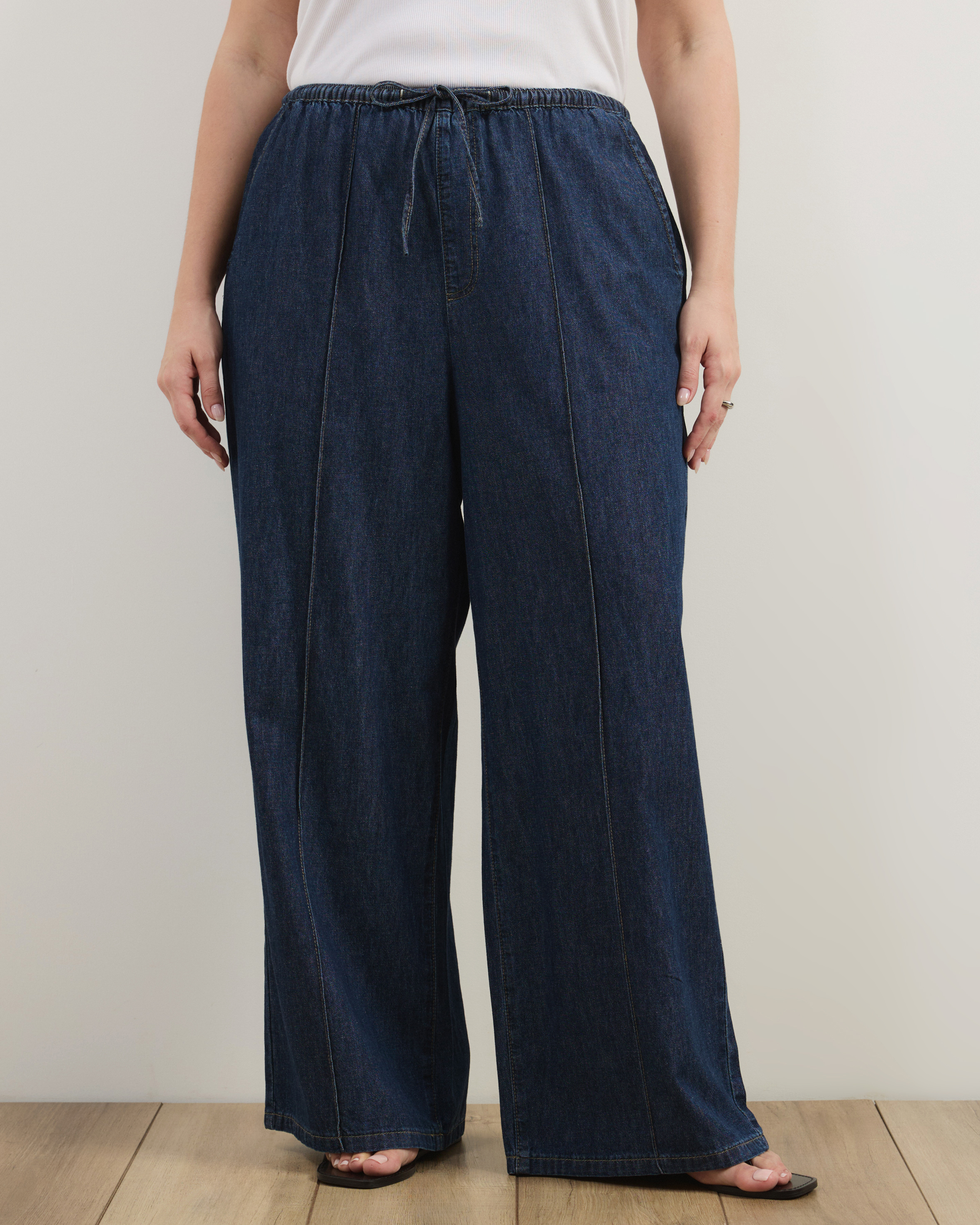 Alma Denim Chambray Pants
