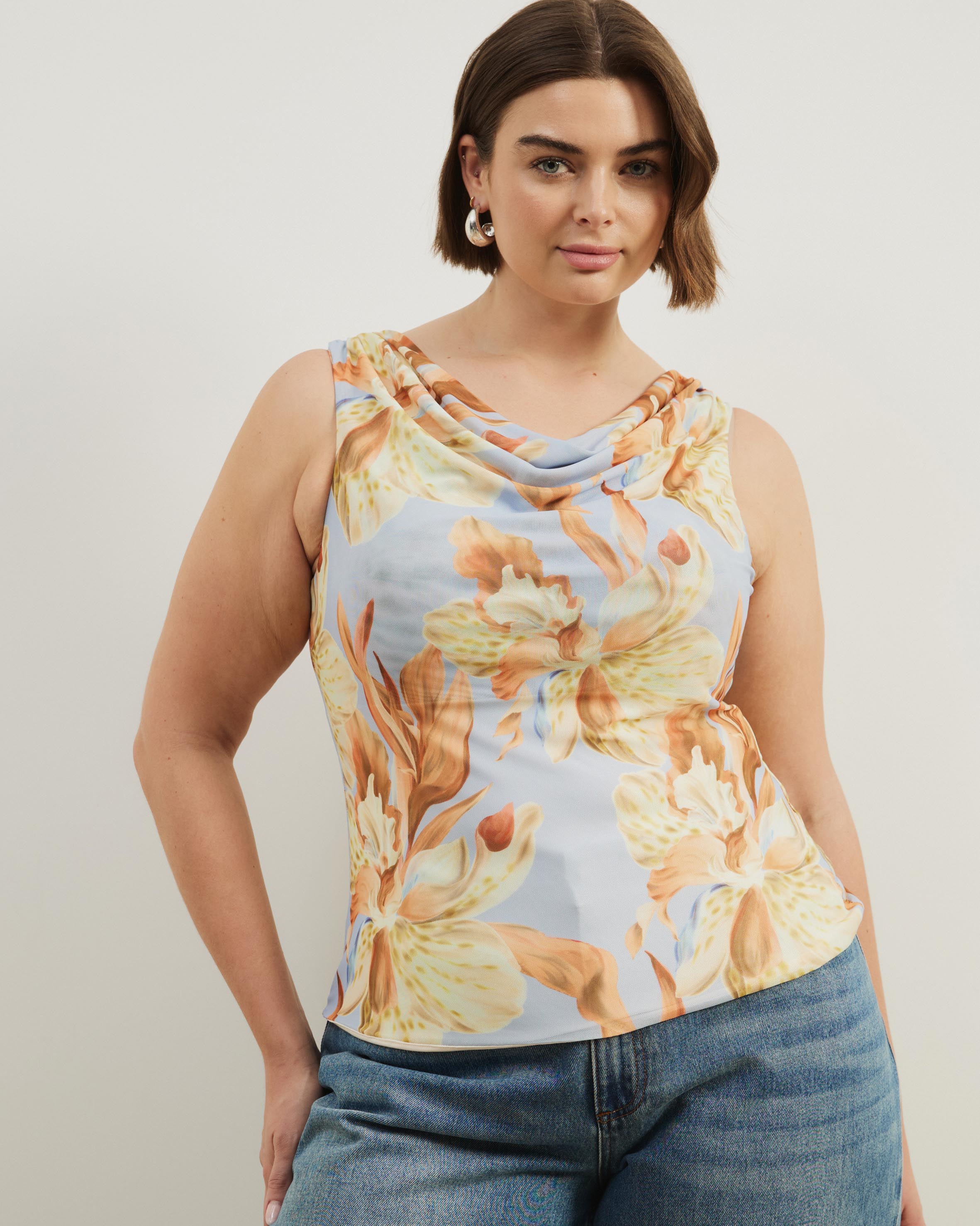 Opal Mesh Top