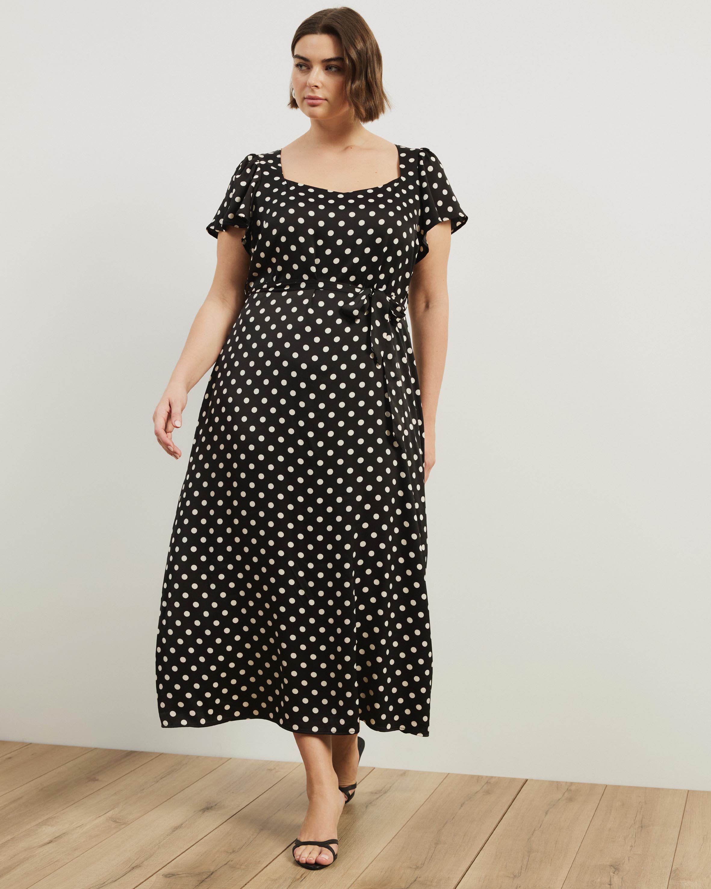 Florence Flutter Sleeve Maxi Dress