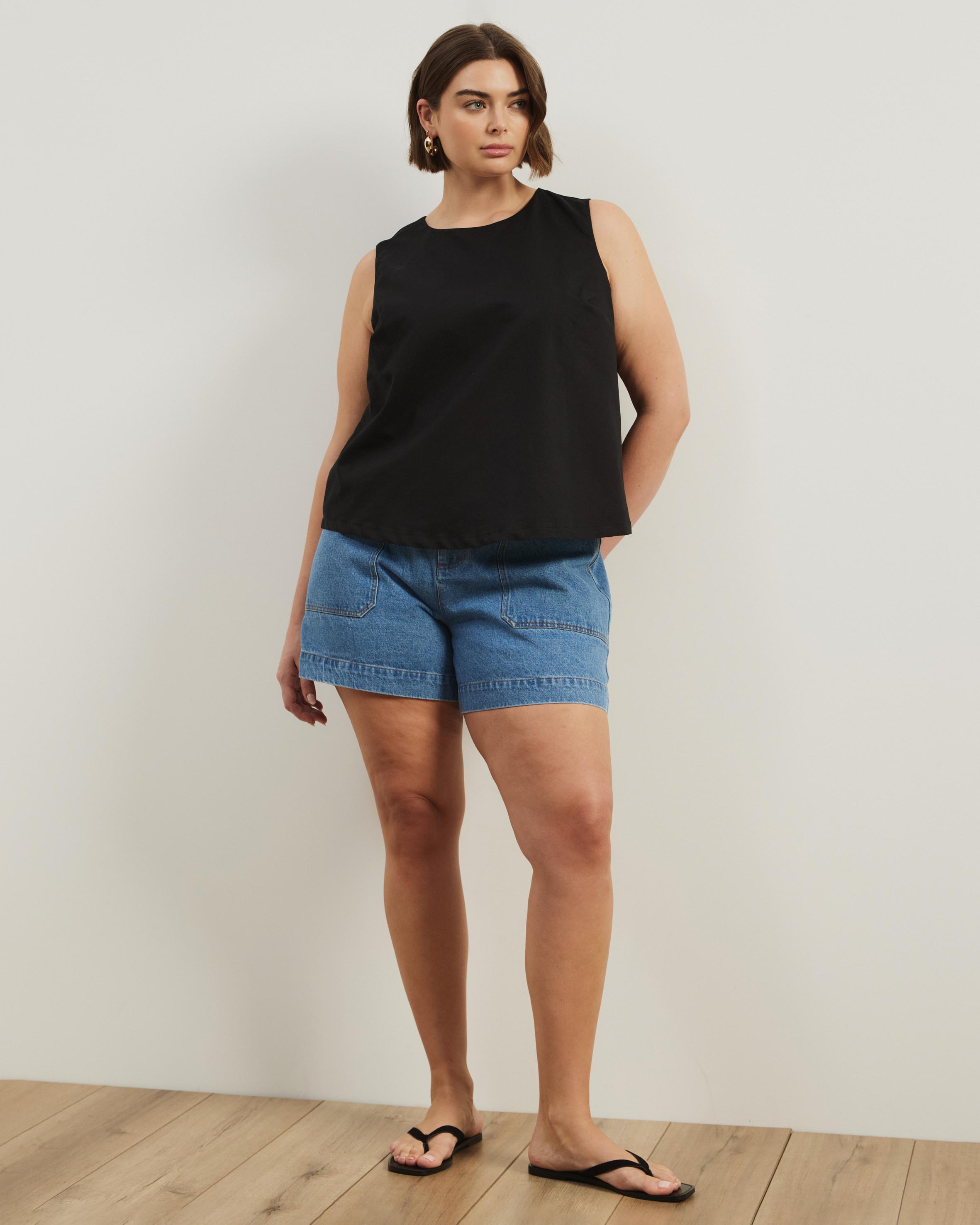 Celina Linen Blend Top