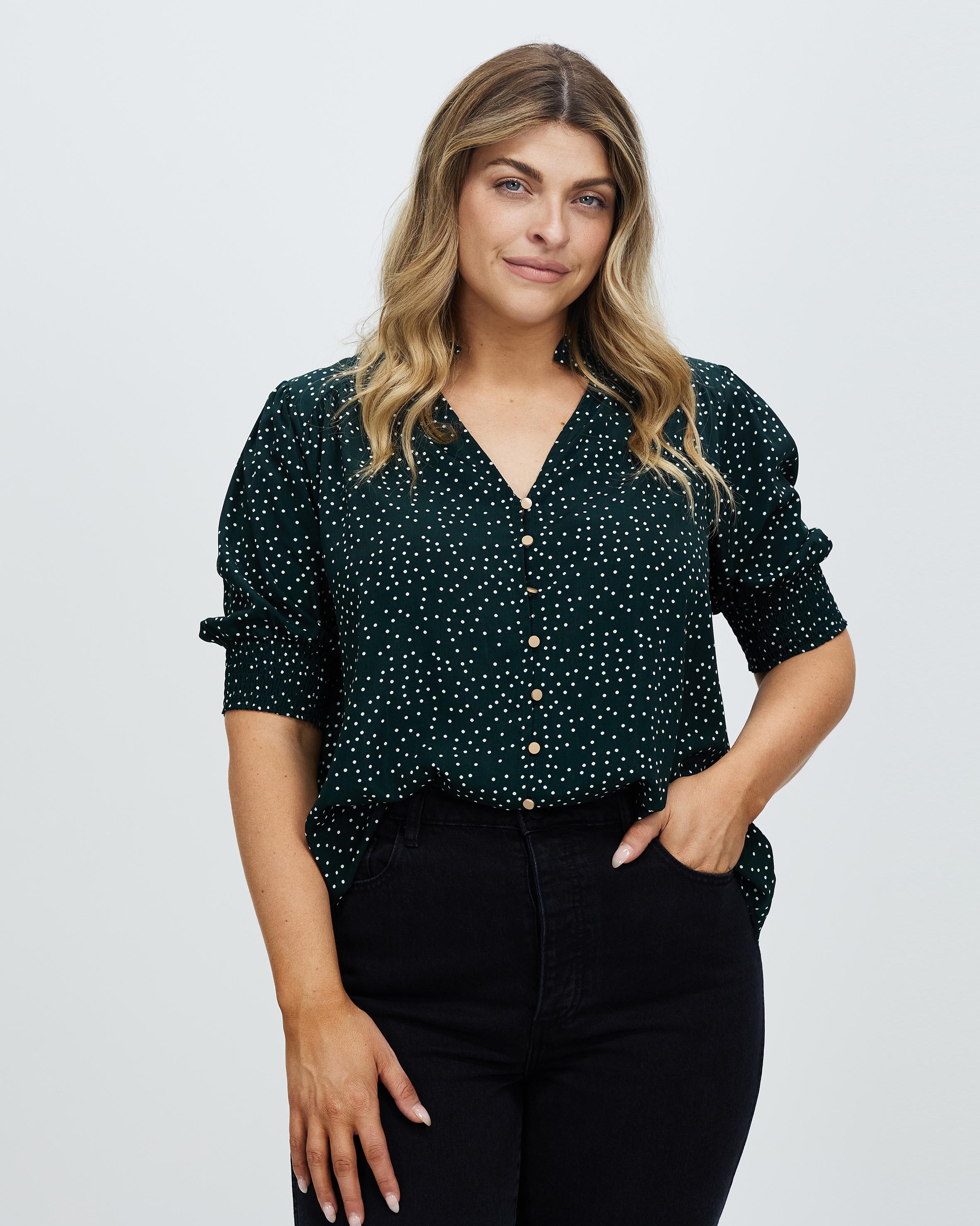 Brodie Puff Sleeve Blouse