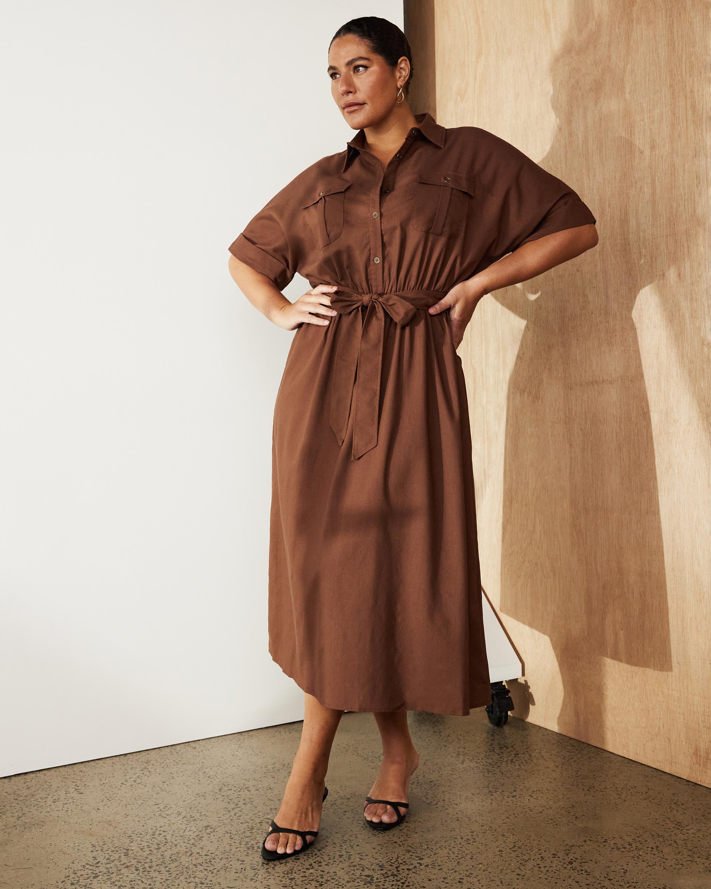 Lyndon Utility Midi Dress