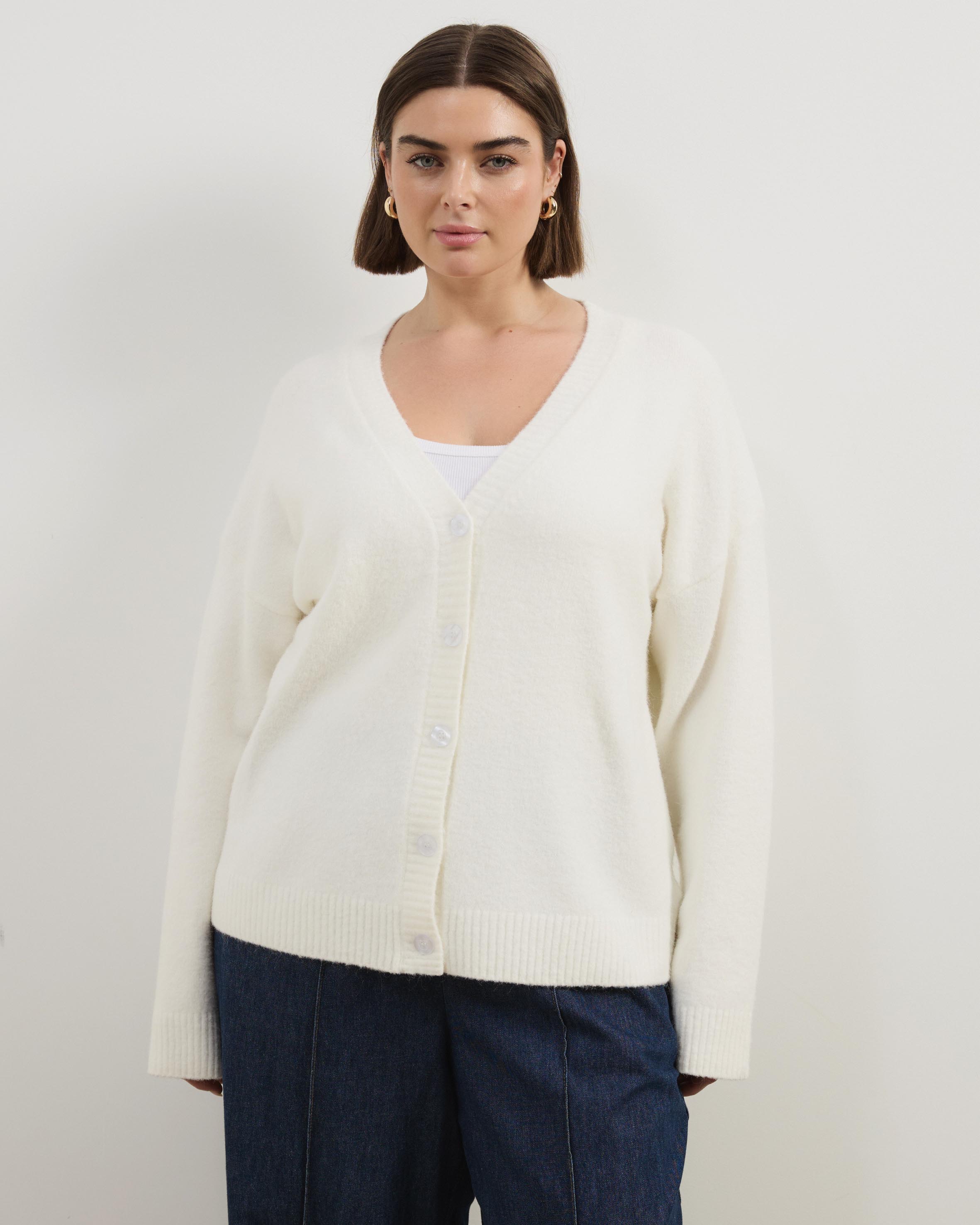 Tiana Fluffy Knit Cardigan