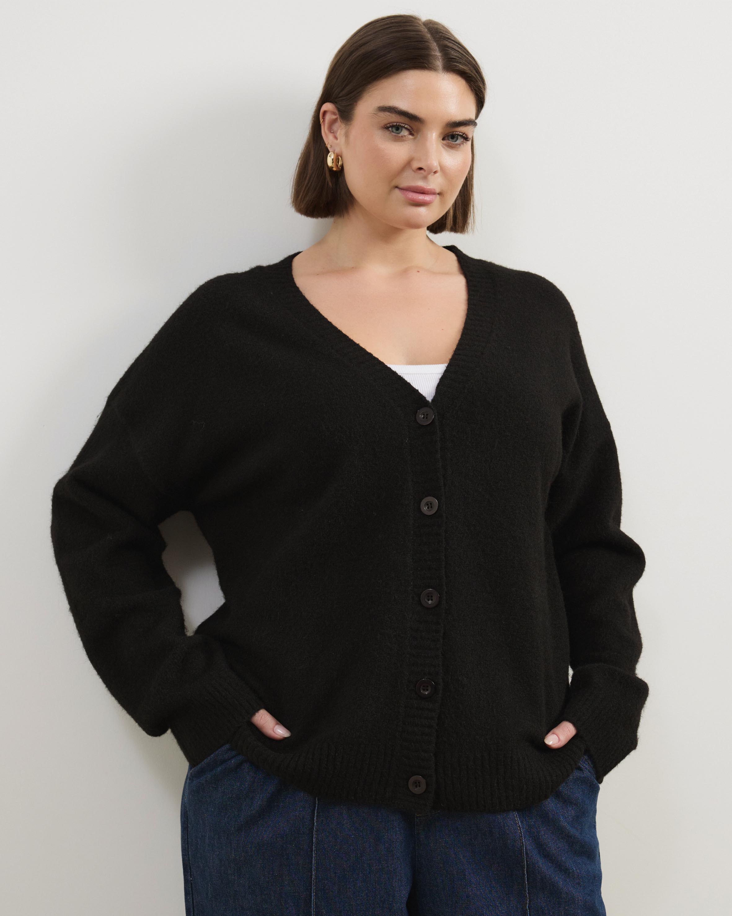 Tiana Fluffy Knit Cardigan