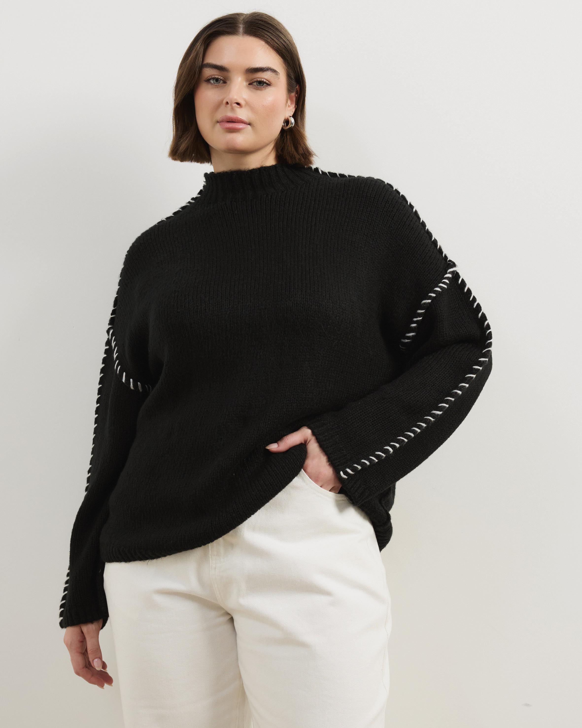 Arna Blanket Stitch Jumper