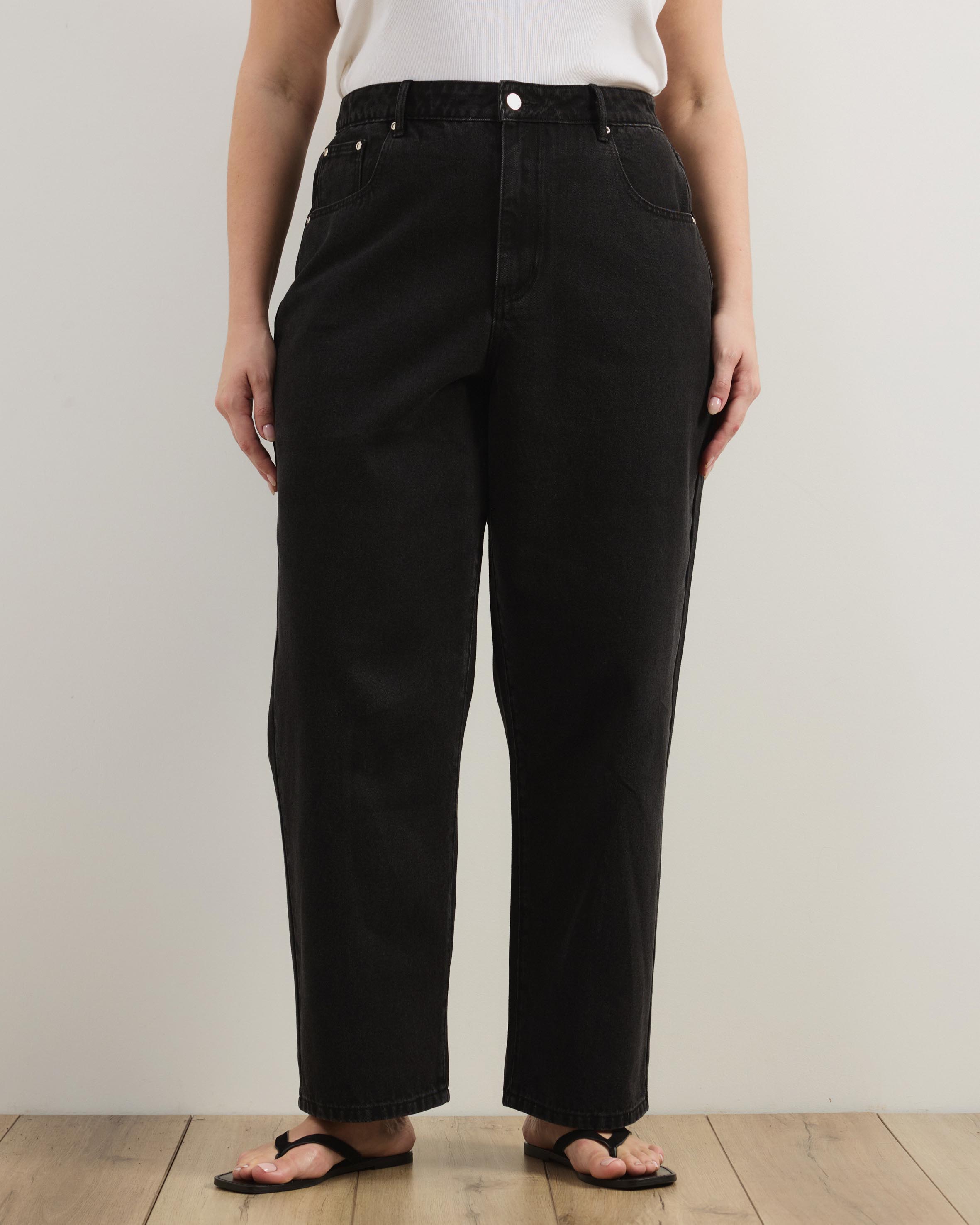 Mabel High Waist Boyfriend Jeans