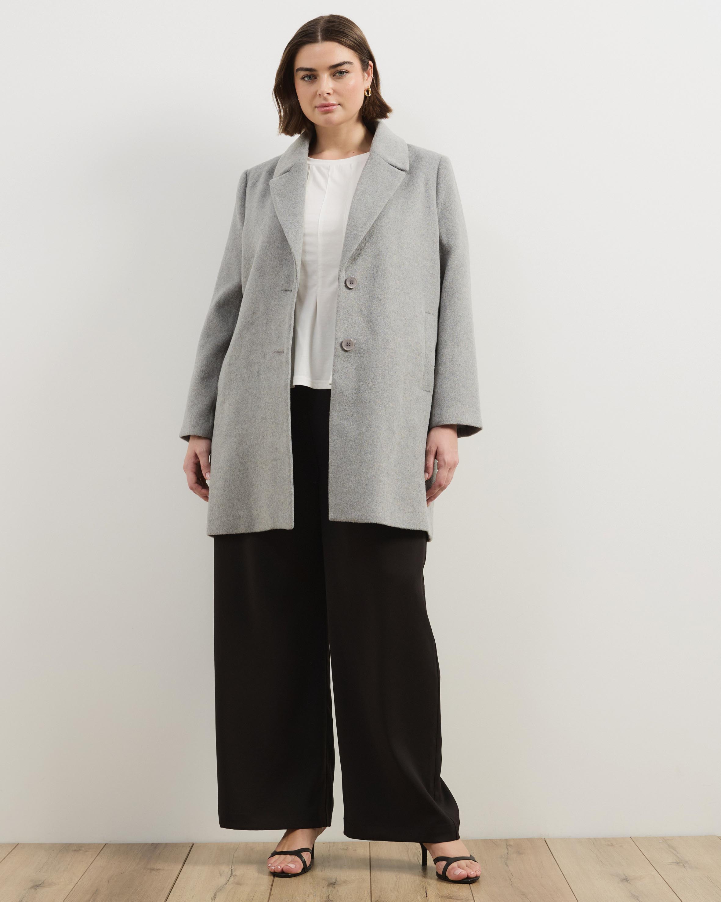 Romy Wool Blend Coat