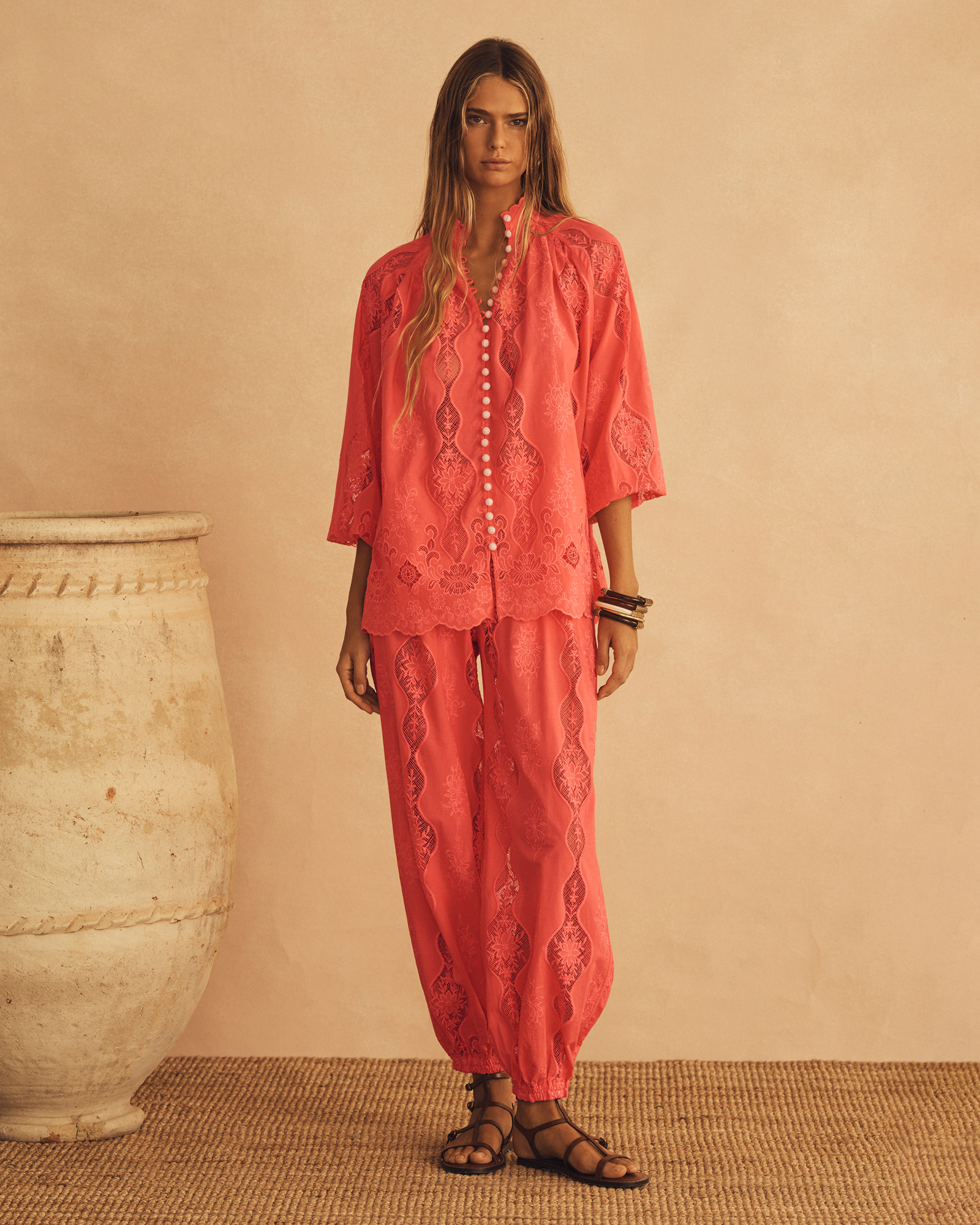Pleated Harem Pants