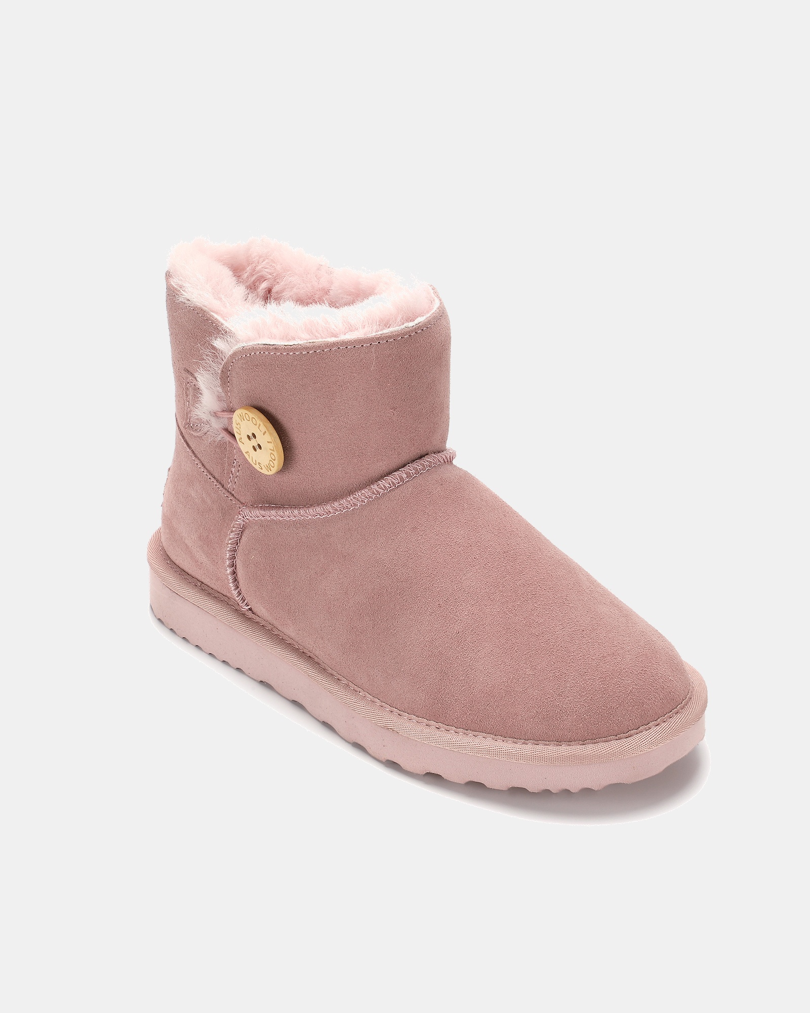 Cabarita Sheepskin Chic Short Button Boots