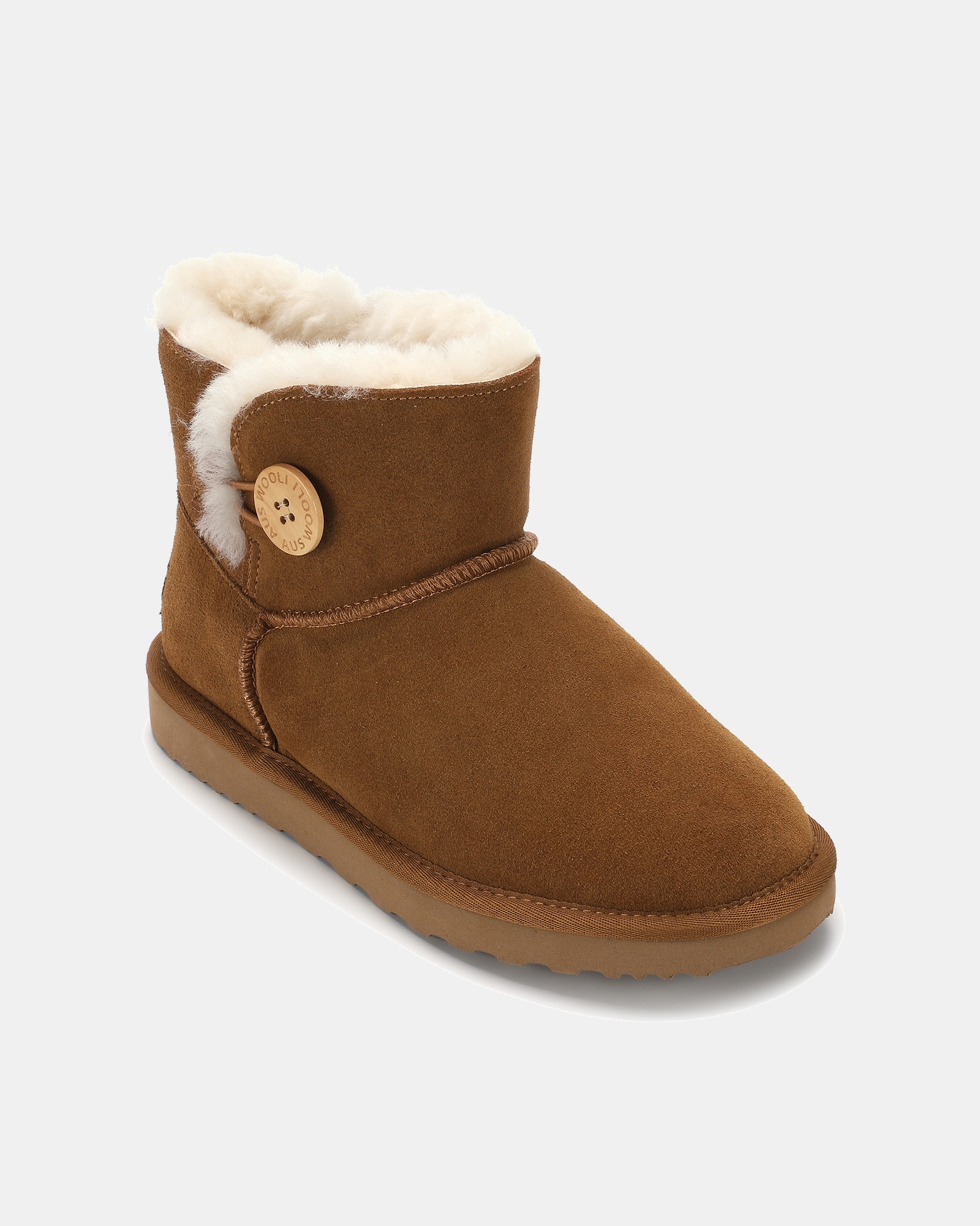 Cabarita Sheepskin Chic Short Button Boots