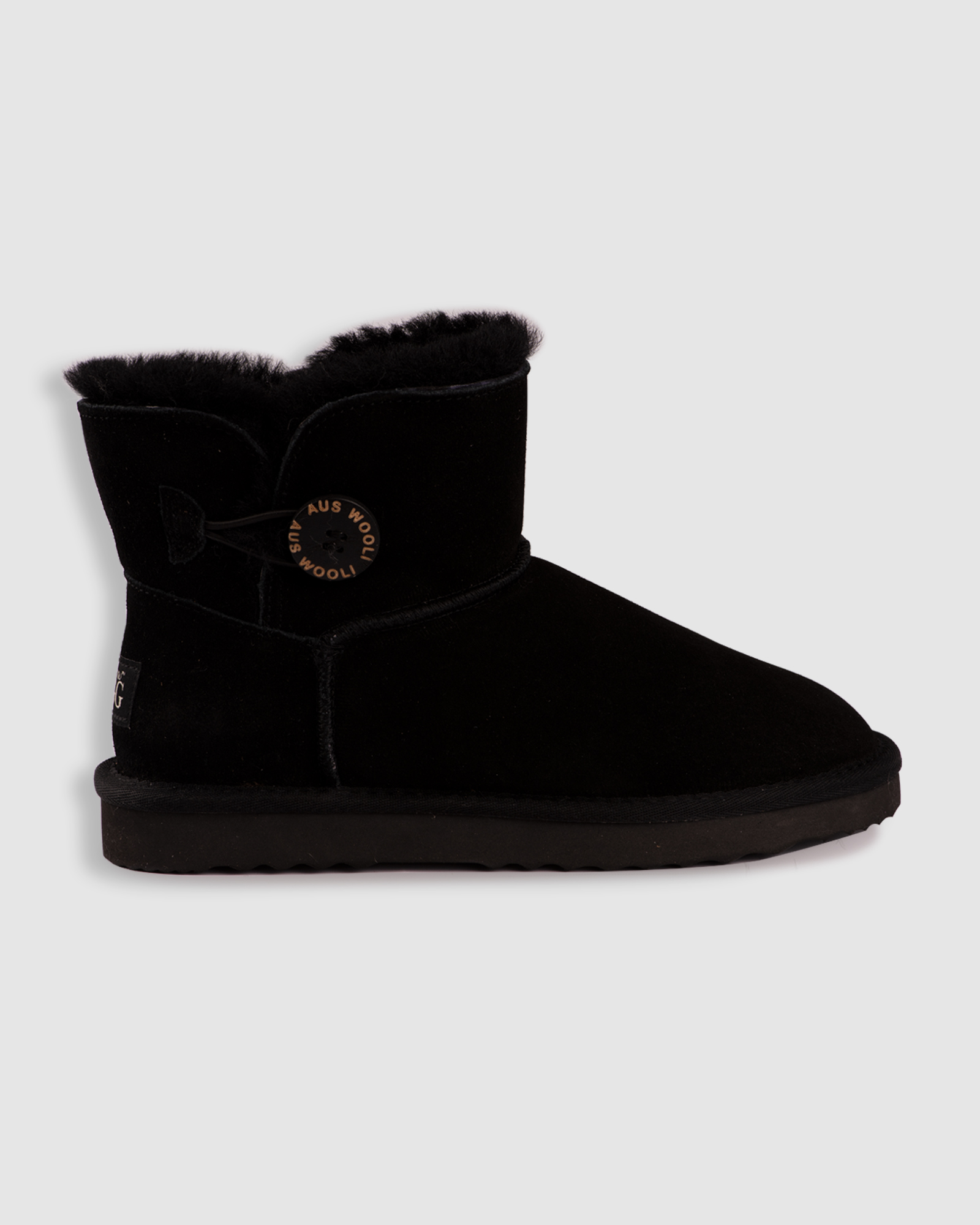 Cabarita Short Sheepskin Wool Button Boots