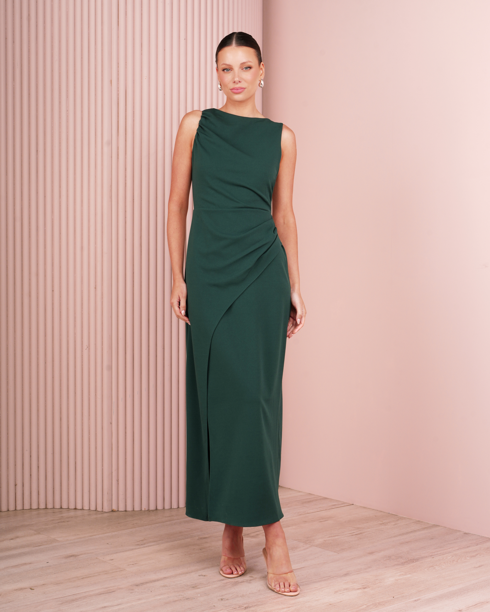 Joncey High Neck Gown
