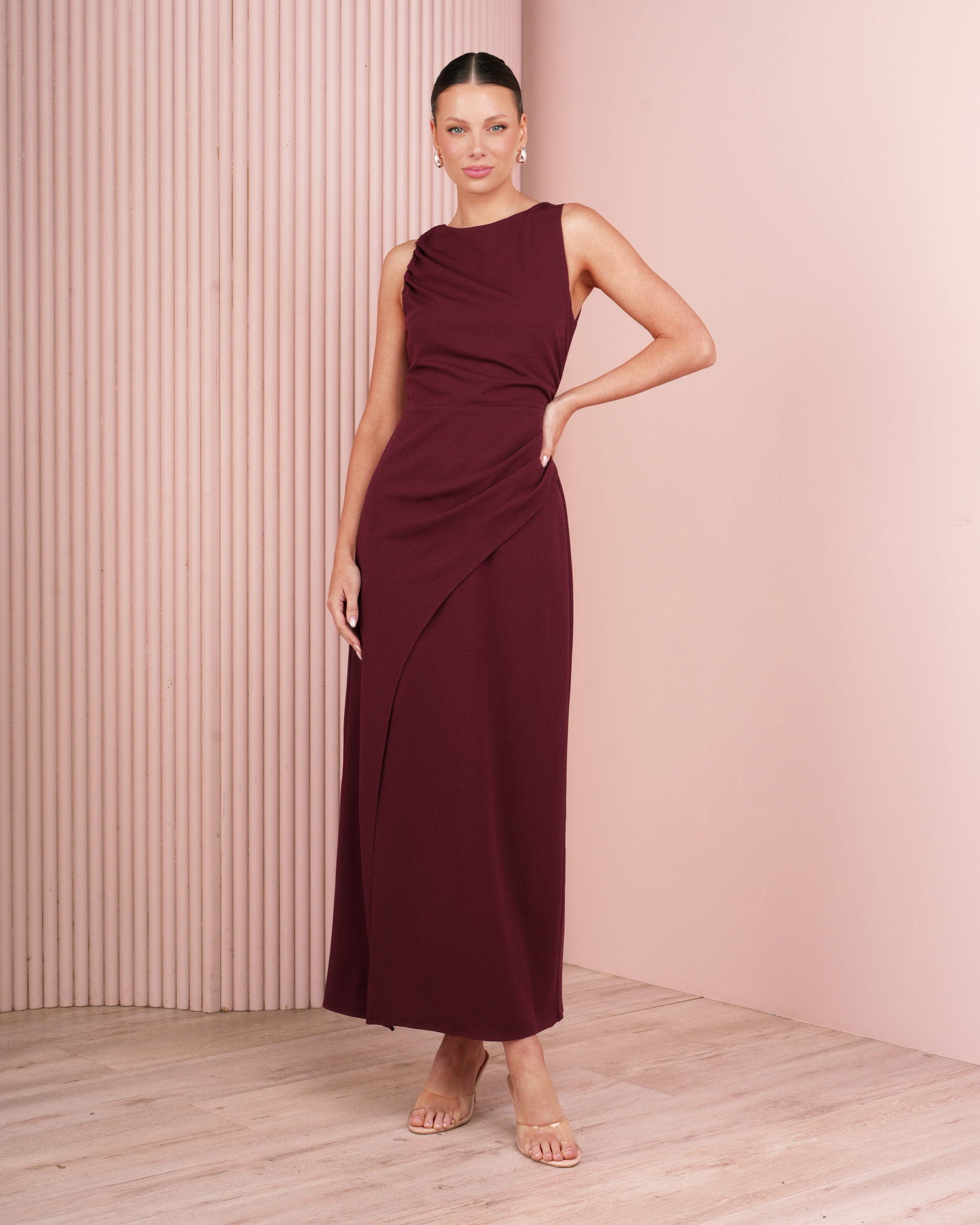 Joncey High Neck Gown