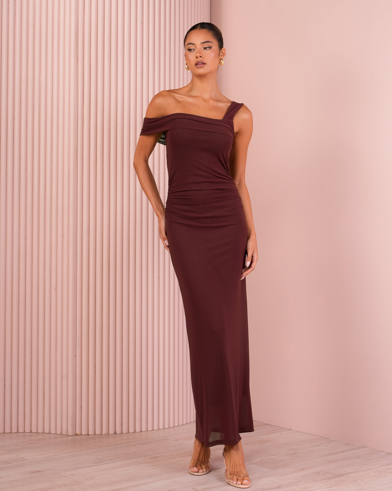 Cori Off Shoulder Maxi Dress