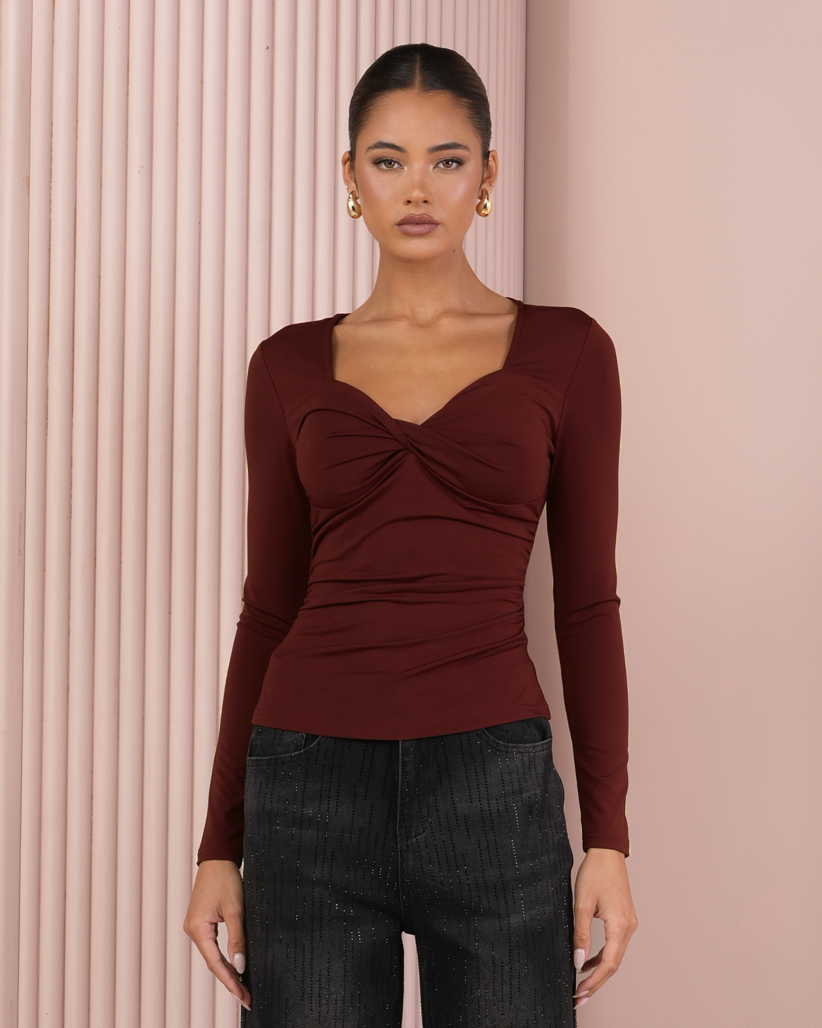 Noelle Long Sleeve Top