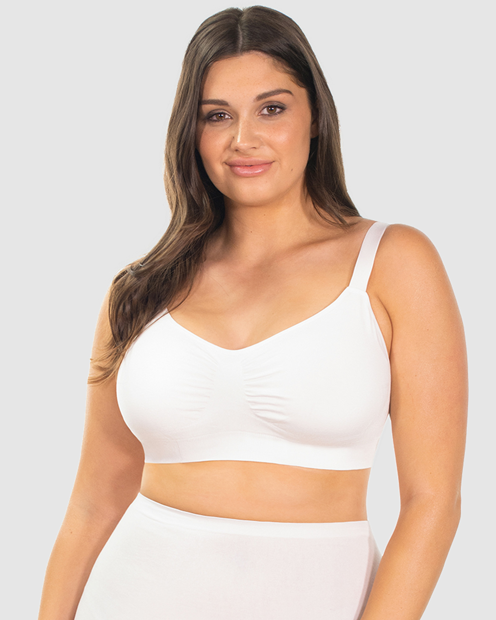 Wire-free Full Bust Bamboo Bra (E-F-G-H) Cup