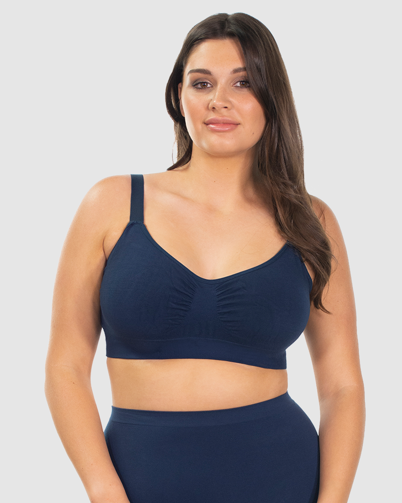 Wire-free Full Bust Bamboo Bra (E-F-G-H) Cup