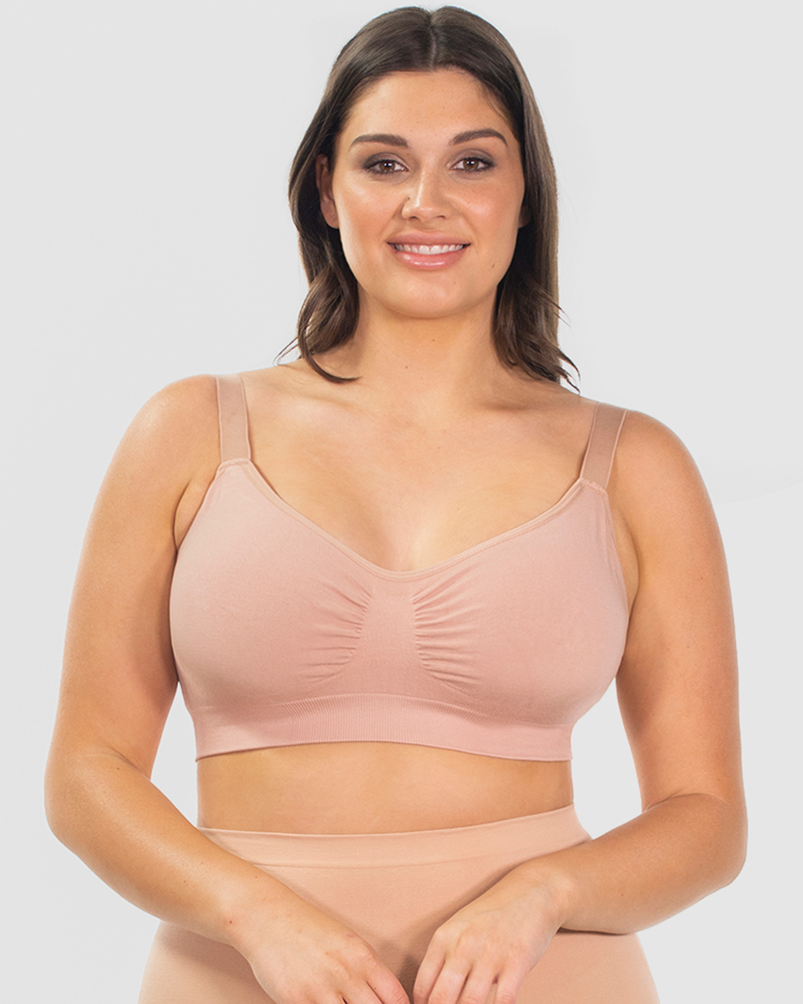 Wire-free Full Bust Bamboo Bra (E-F-G-H) Cup