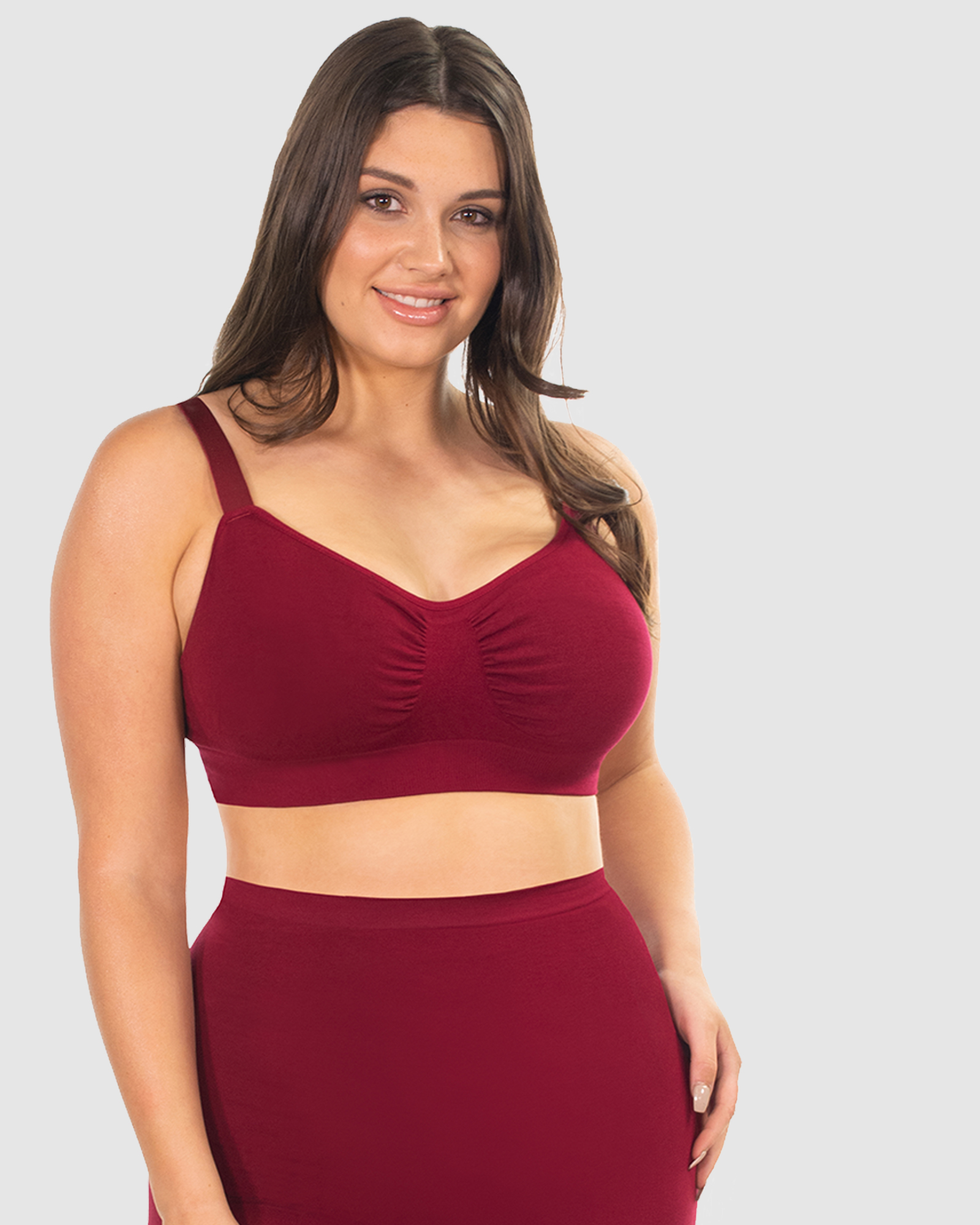 Wire-free Full Bust Bamboo Bra (E-F-G-H) Cup
