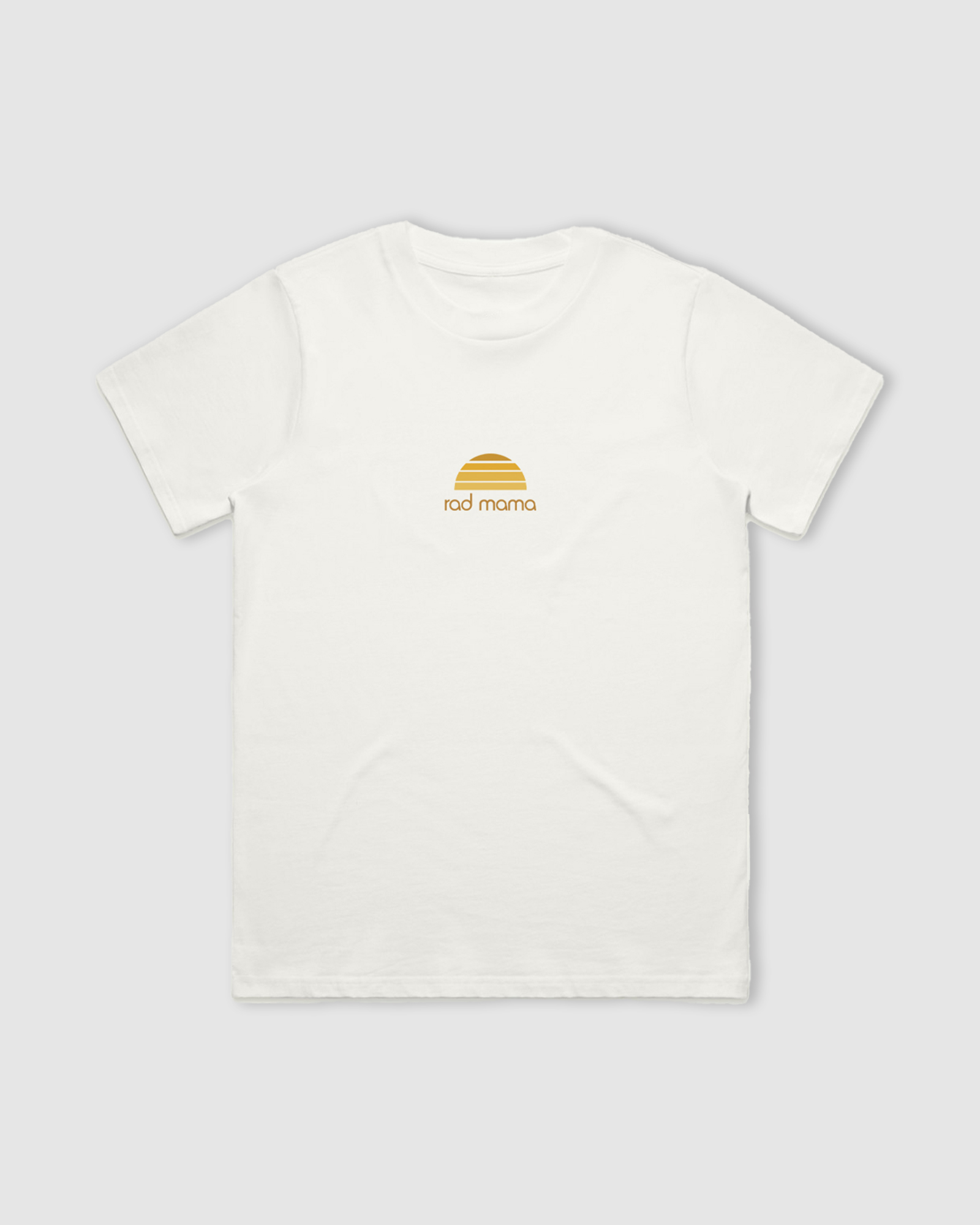 Rad Mama Classic Organic Cotton Longline Tee - Natural