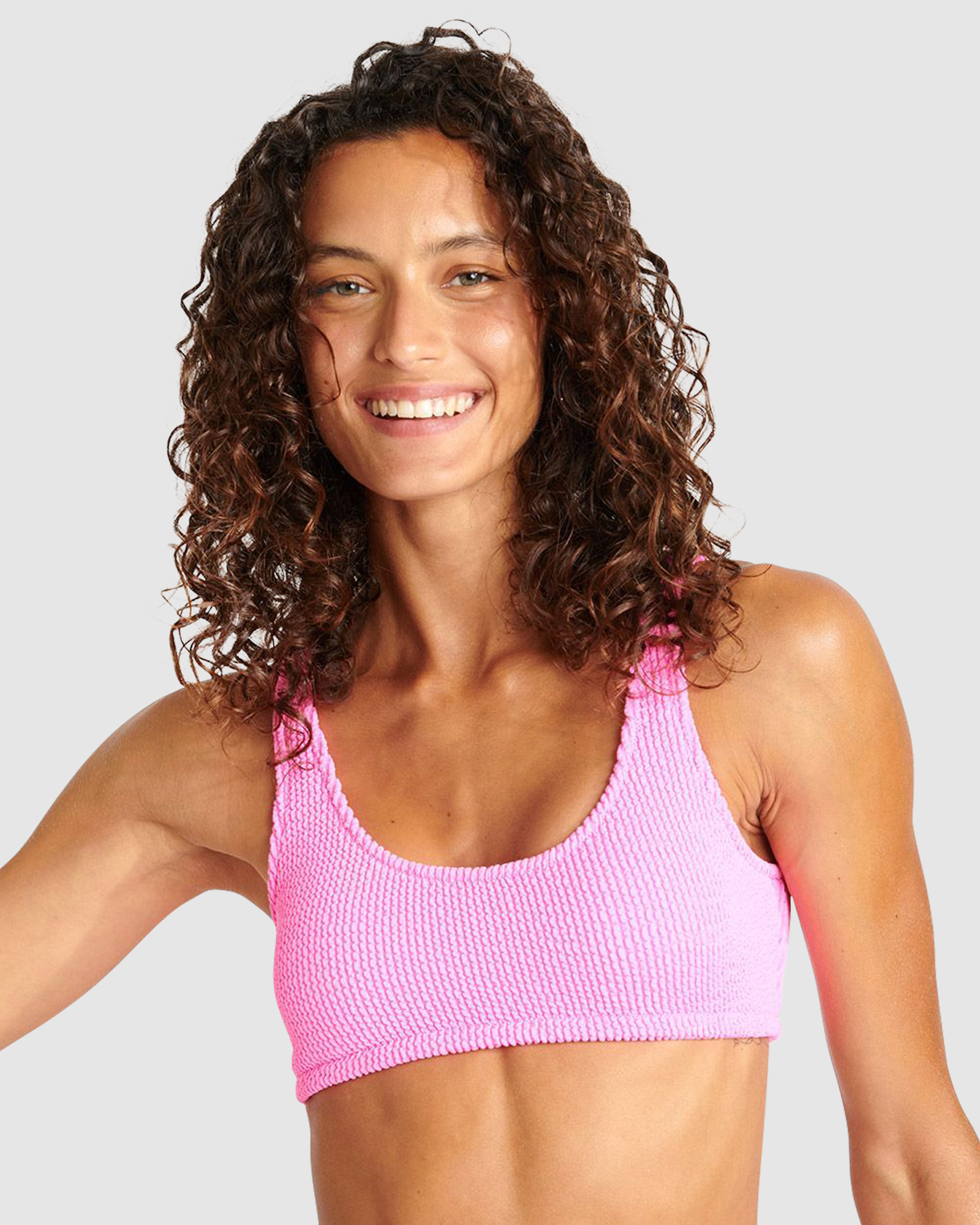 Popcorn Justin Crop Top Padded Bikini Top
