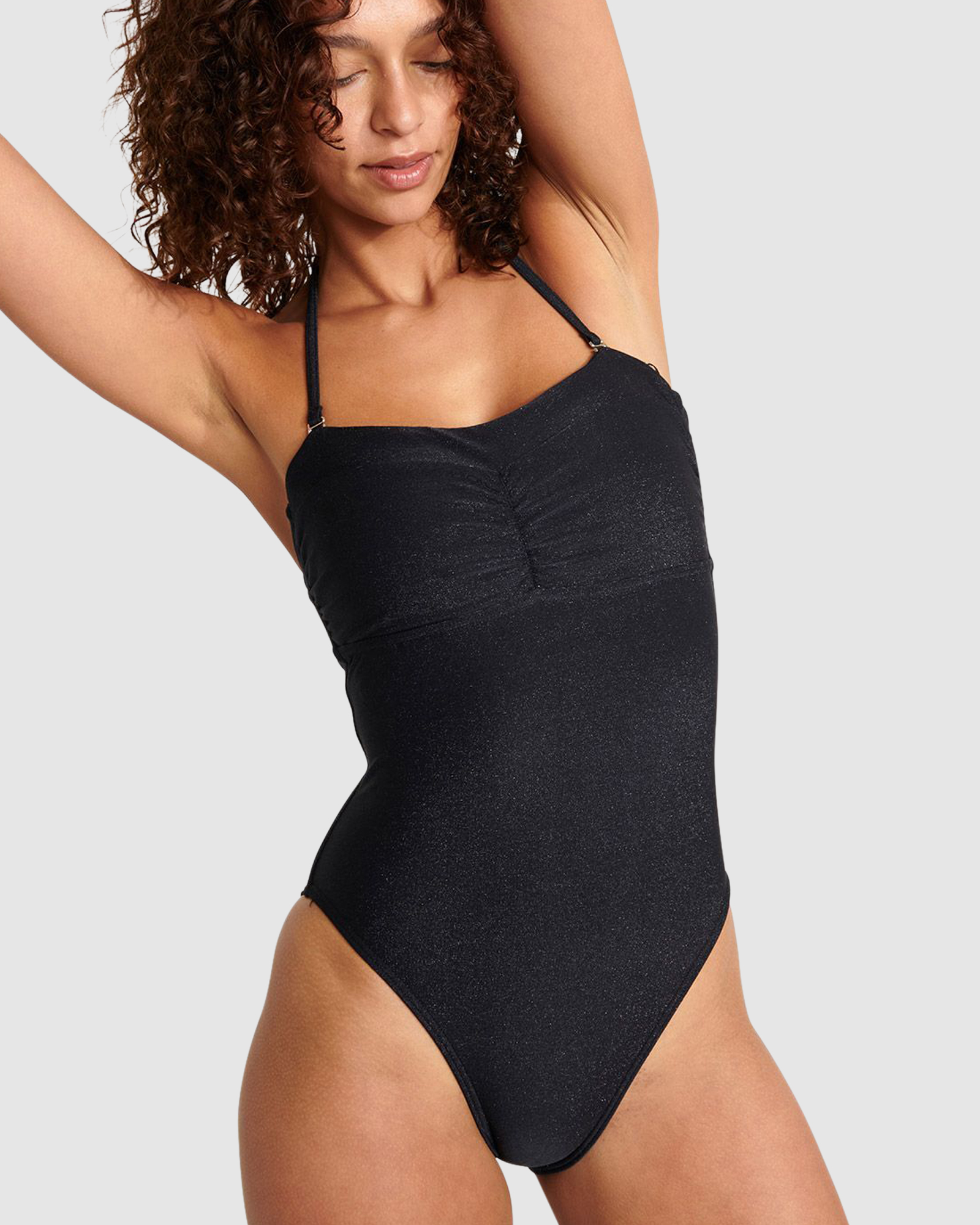 Lightglitter Juliet Convertible-to-Strapless One Piece Swimsuit