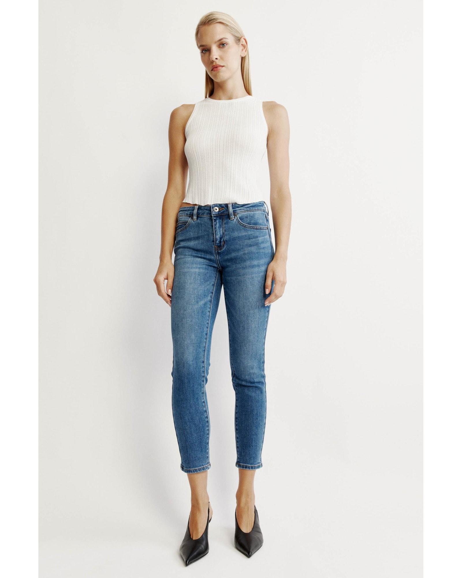 Knox Skinny Cropped Jeans