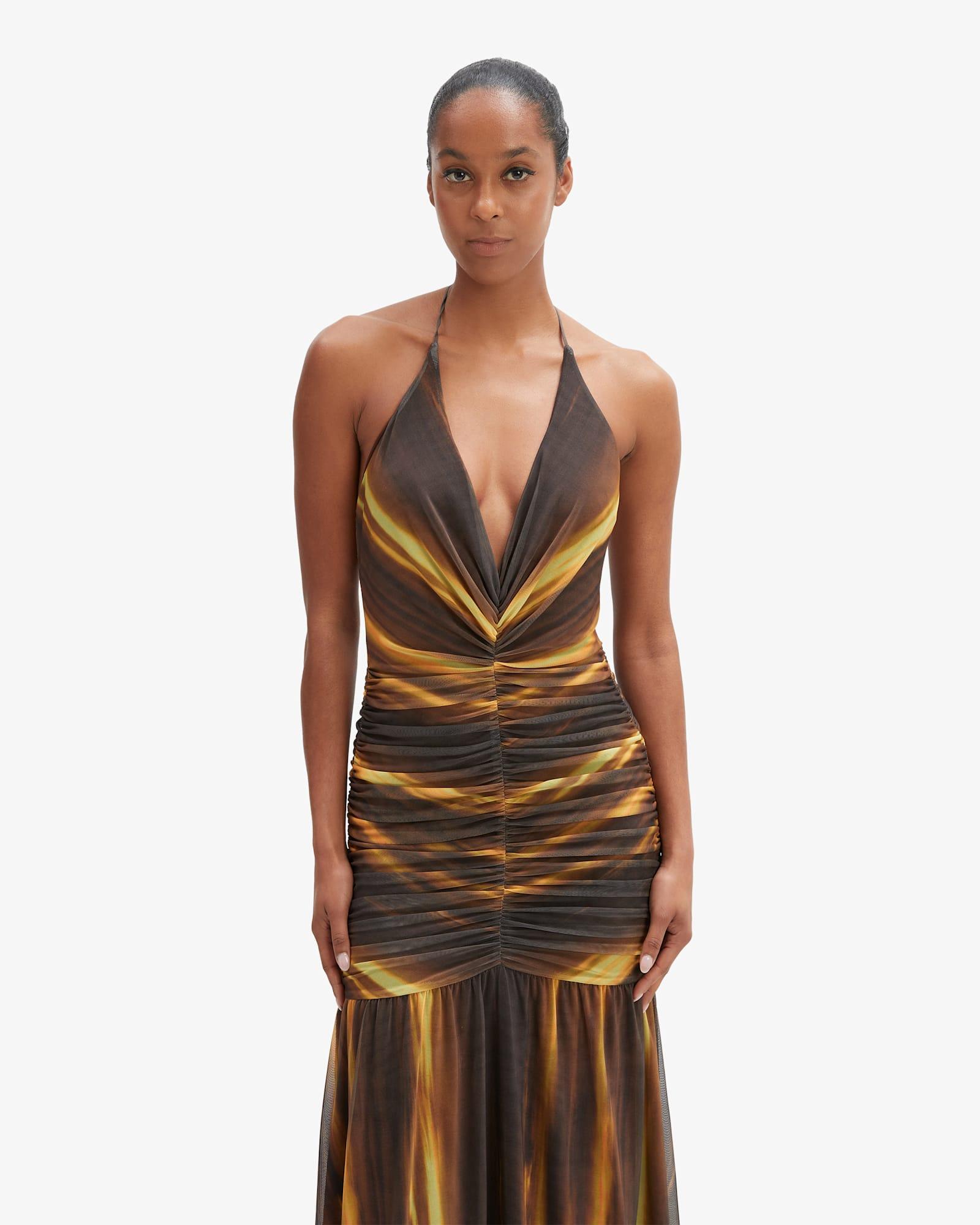 Aries Mesh Maxi Dress