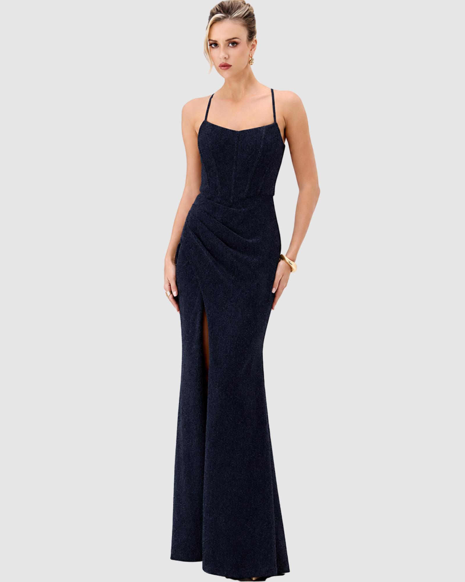 Trish Strappy Corset Maxi