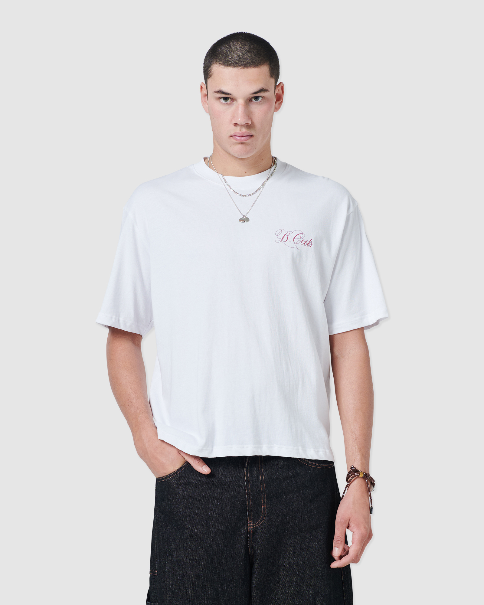 Script Crop T-Shirt
