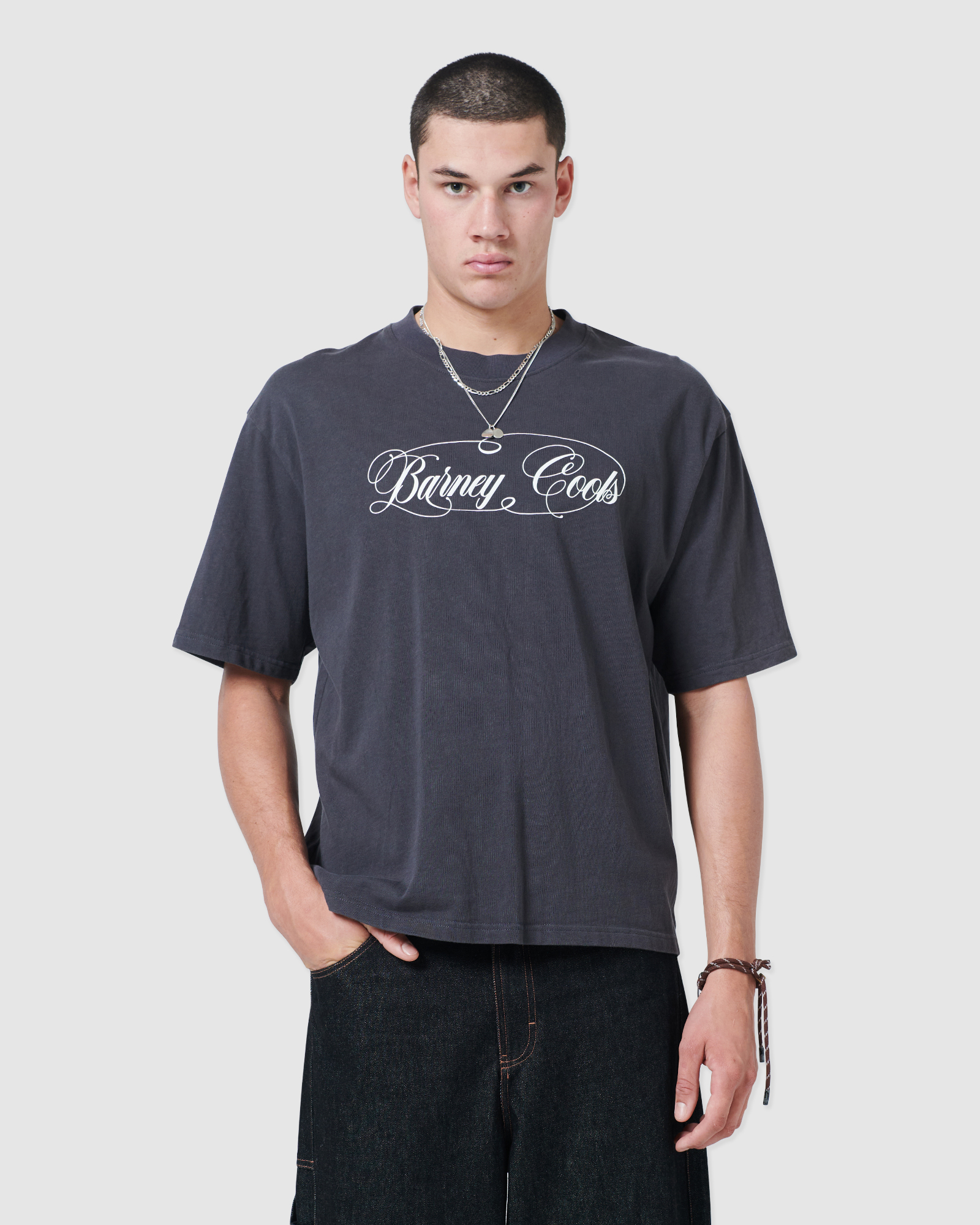 Script Crop T-Shirt