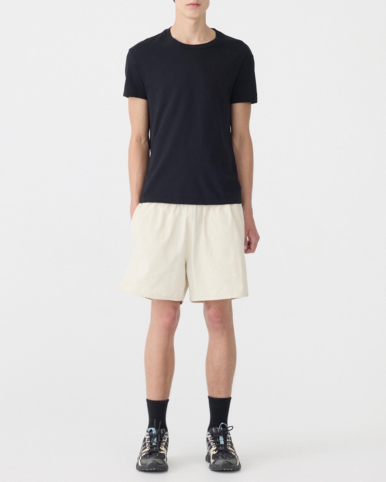 Tape Detail Pull On Shorts