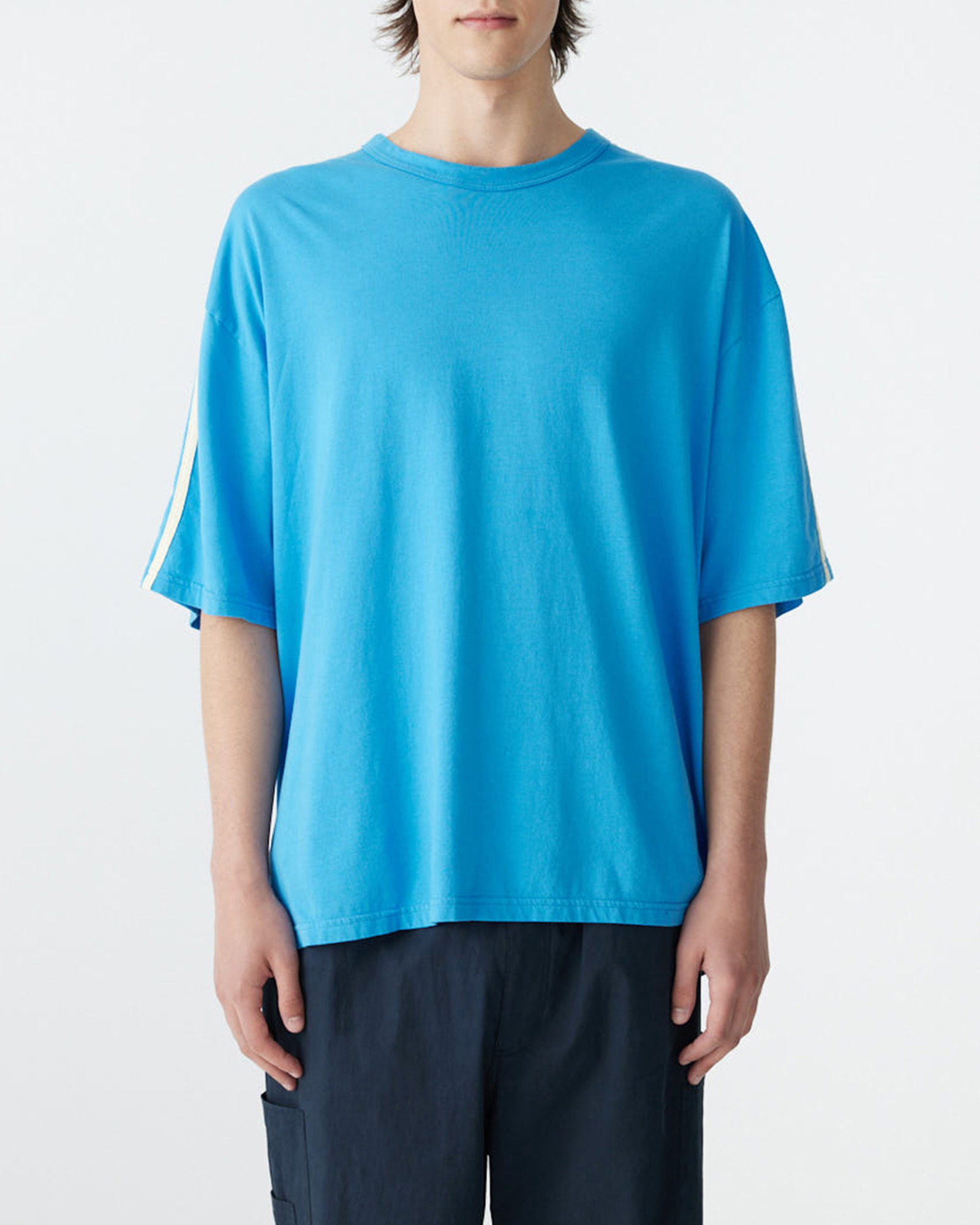 Stripe Detail Boxy T-Shirt