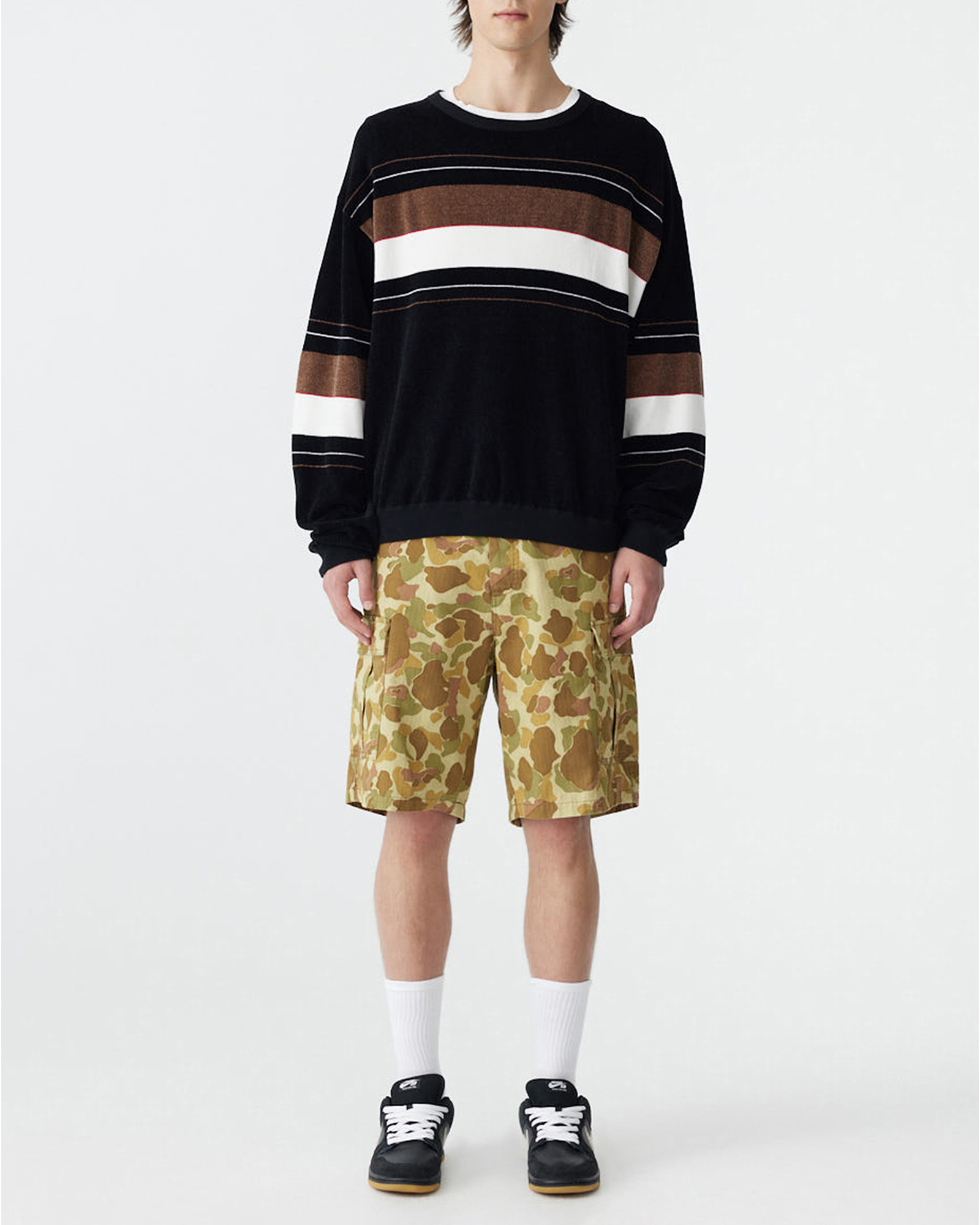 Velour Crew Neck Knit