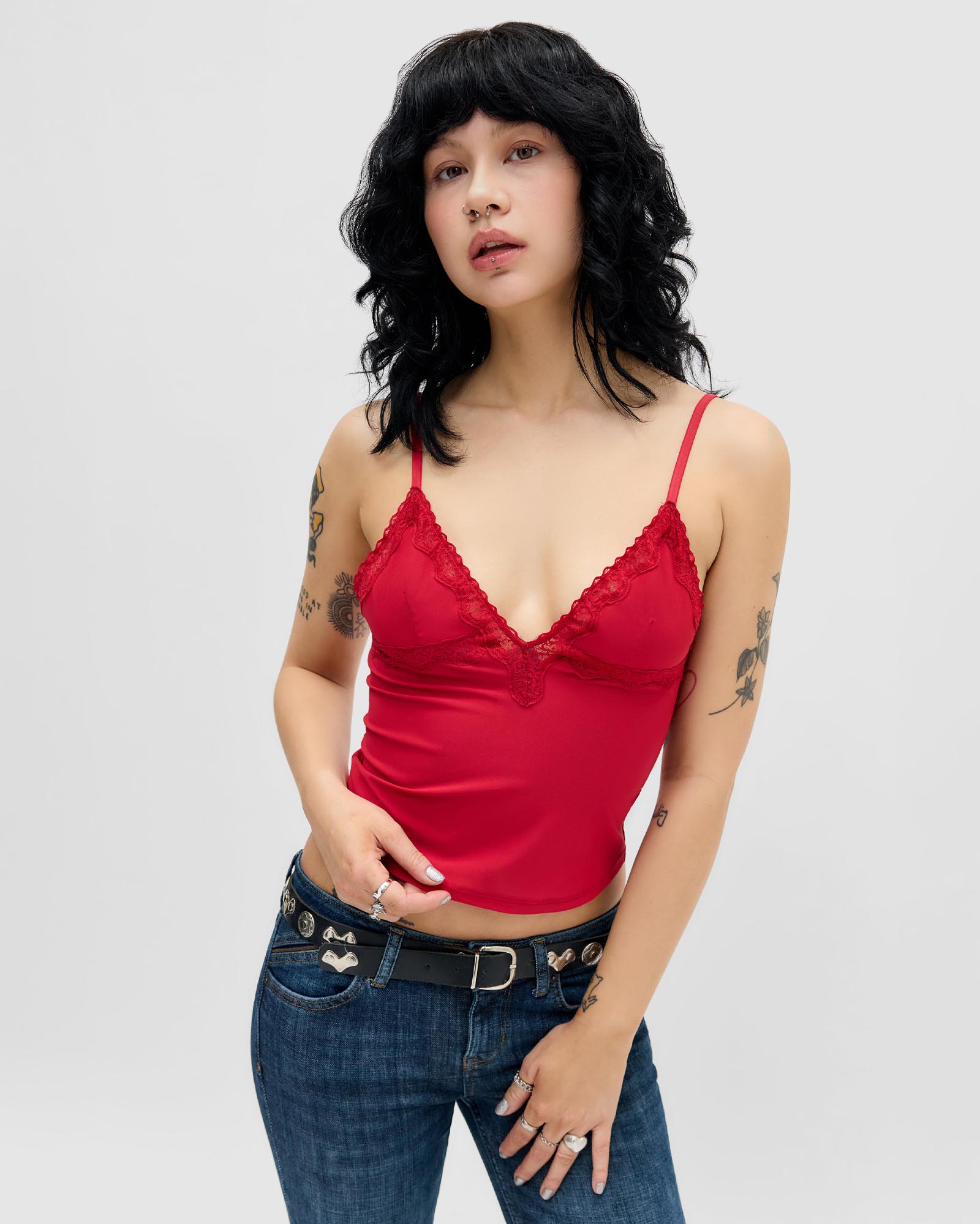 BDG Adore Lace Trim Cami
