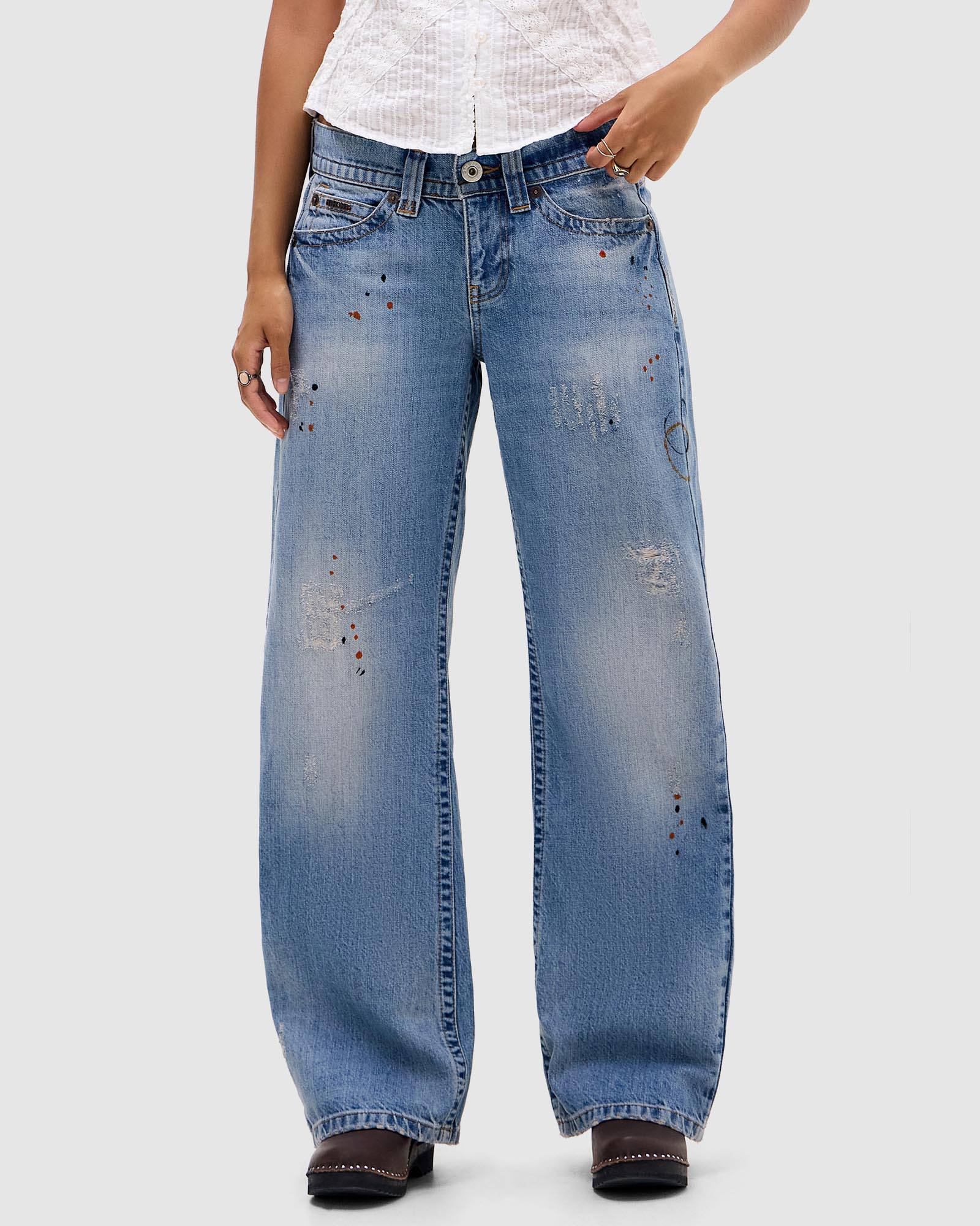 Kayla Printed Jeans