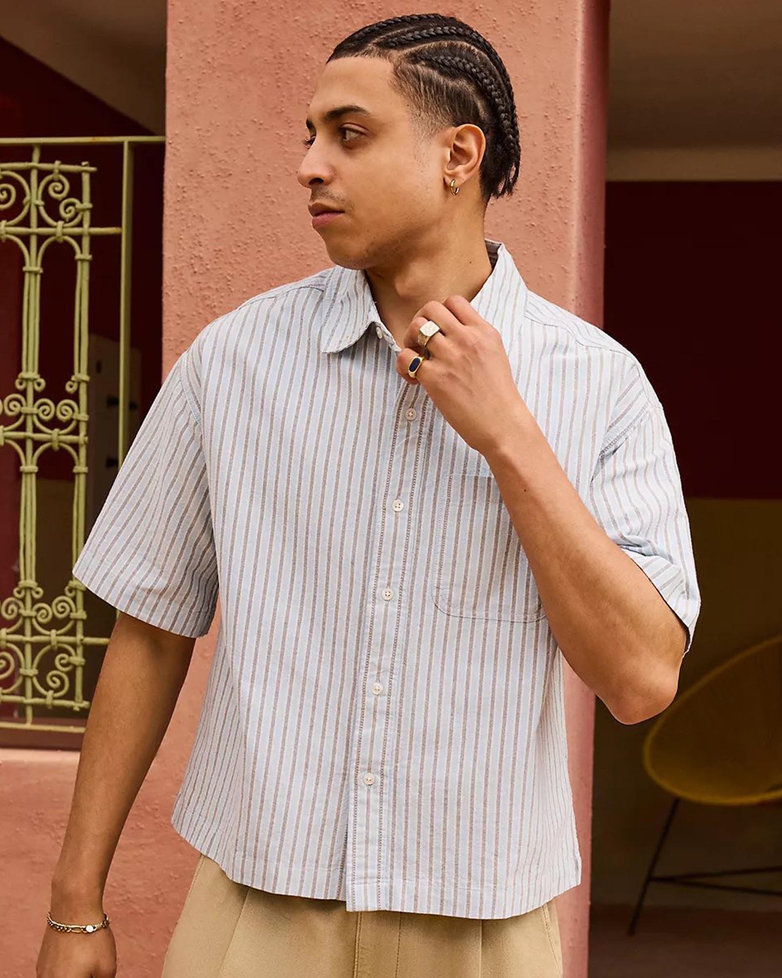 Boxy Stripe Shirt