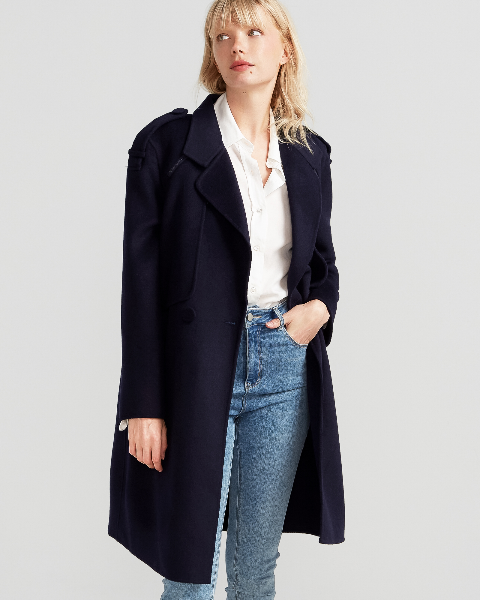 Palm City Wool Blend Coat