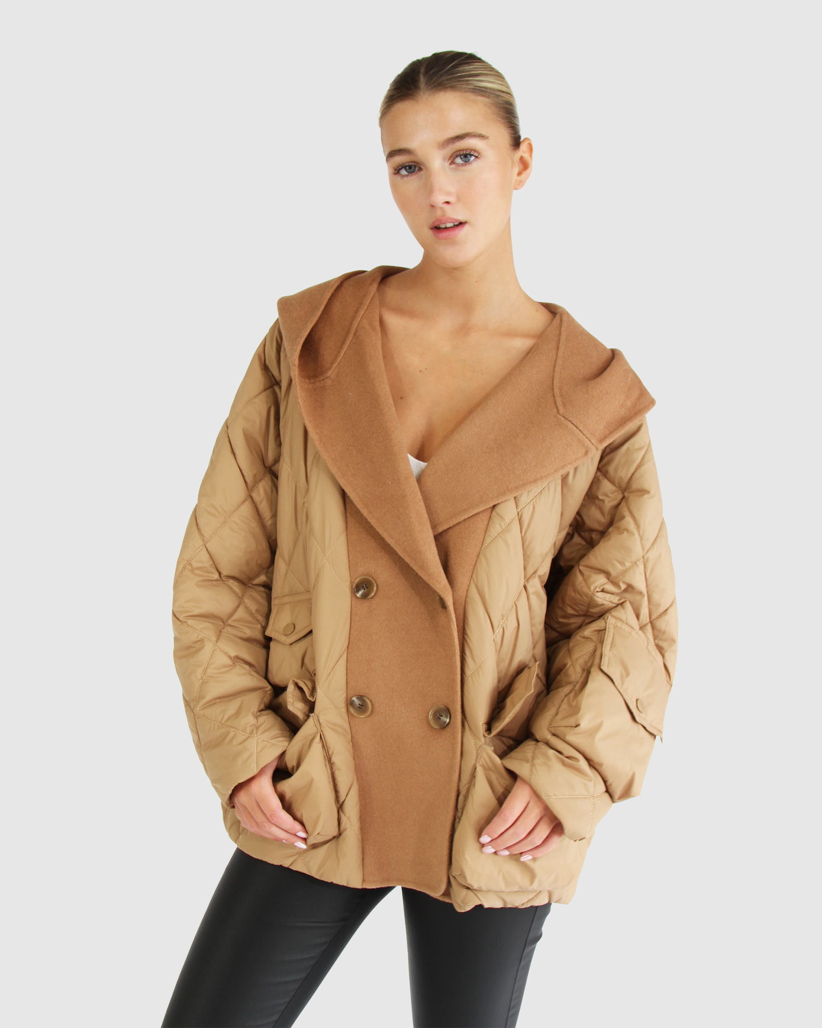 Only You Quilted Utility Jacket