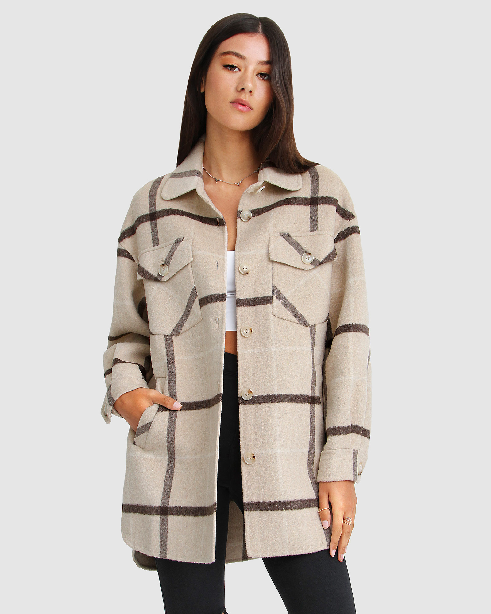 River’s Edge Plaid Shacket