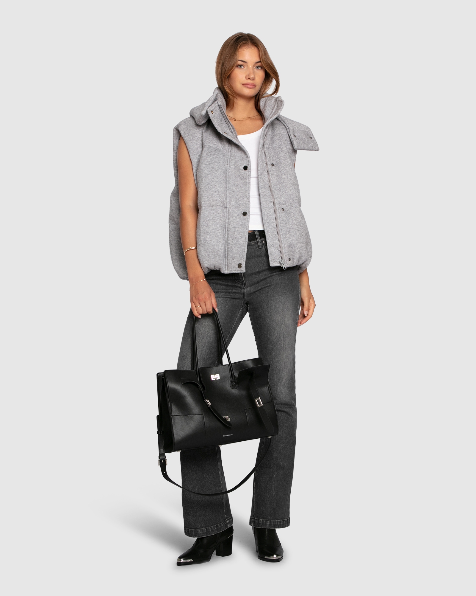 Golden Hour Hooded Puffer Vest