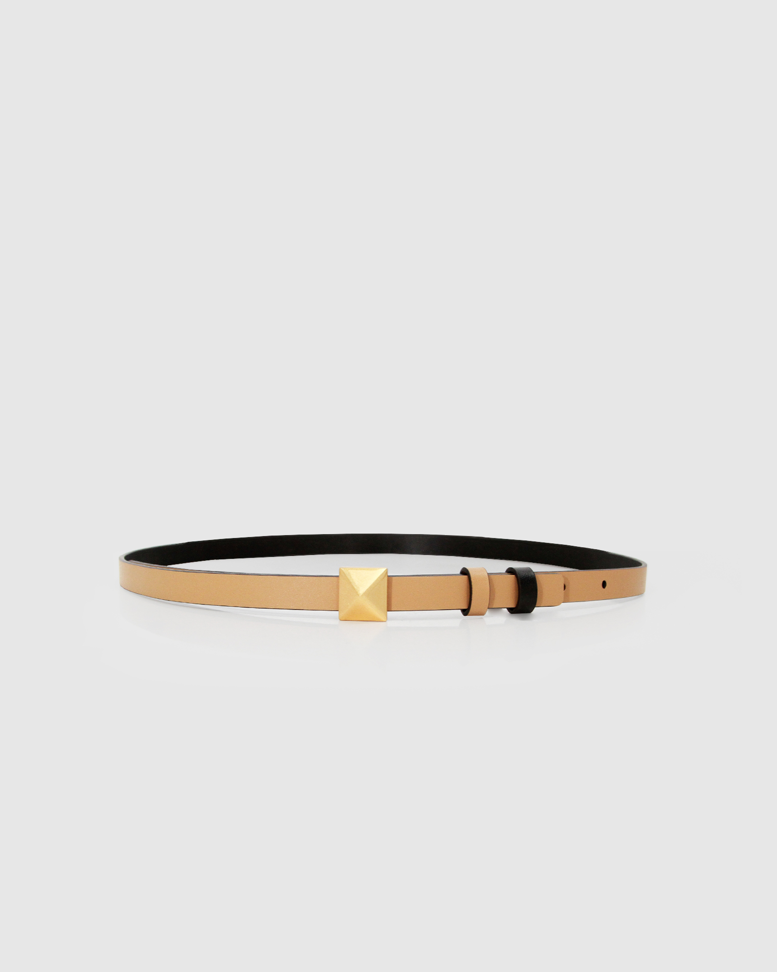 Cleopatra Pyramid Stud Leather Belt